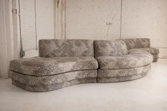 Postmodern Serpentine 3 Piece Sectional