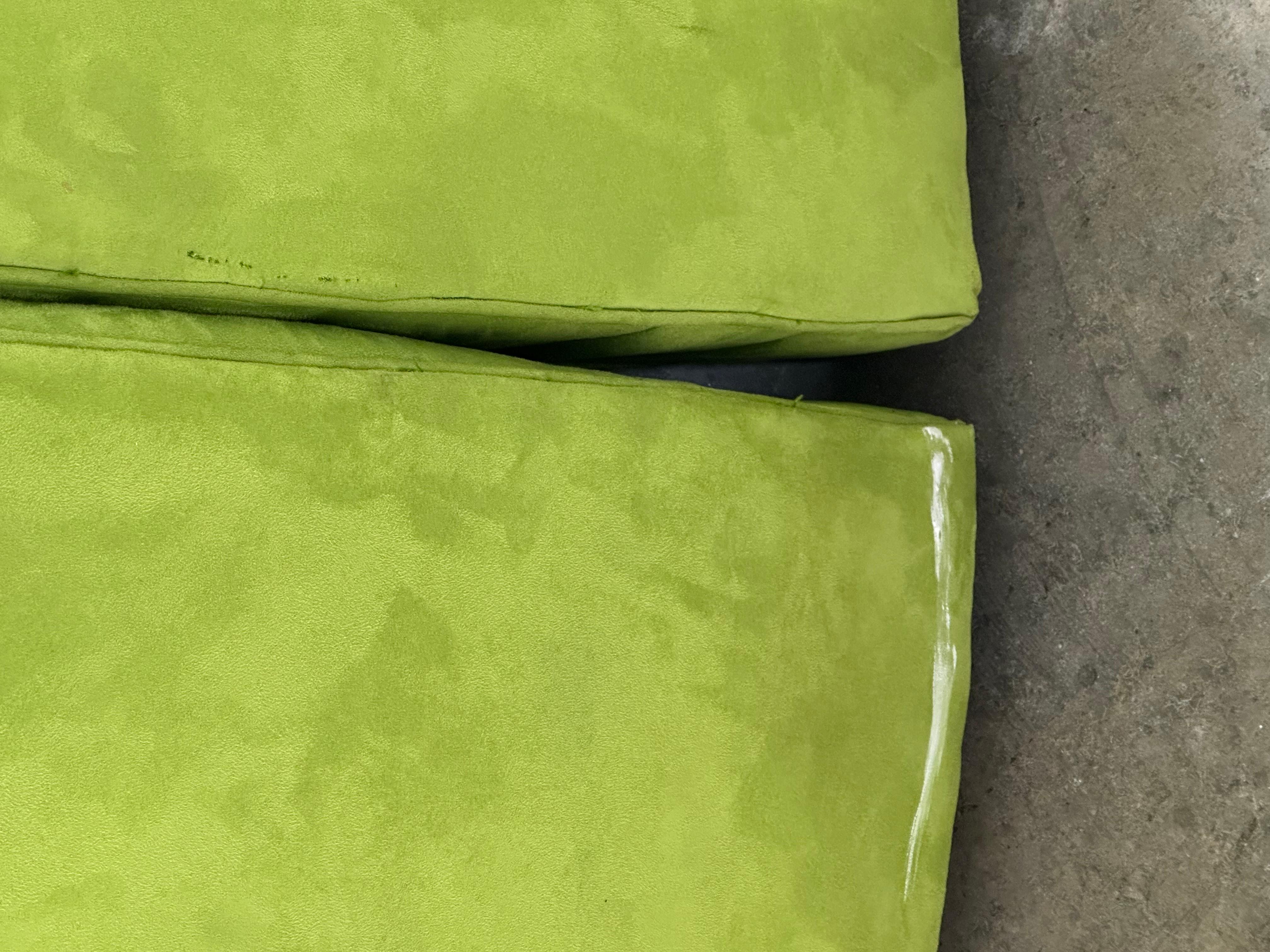 Postmodern Serpentine Sectional With Stacked Base For Sale 6