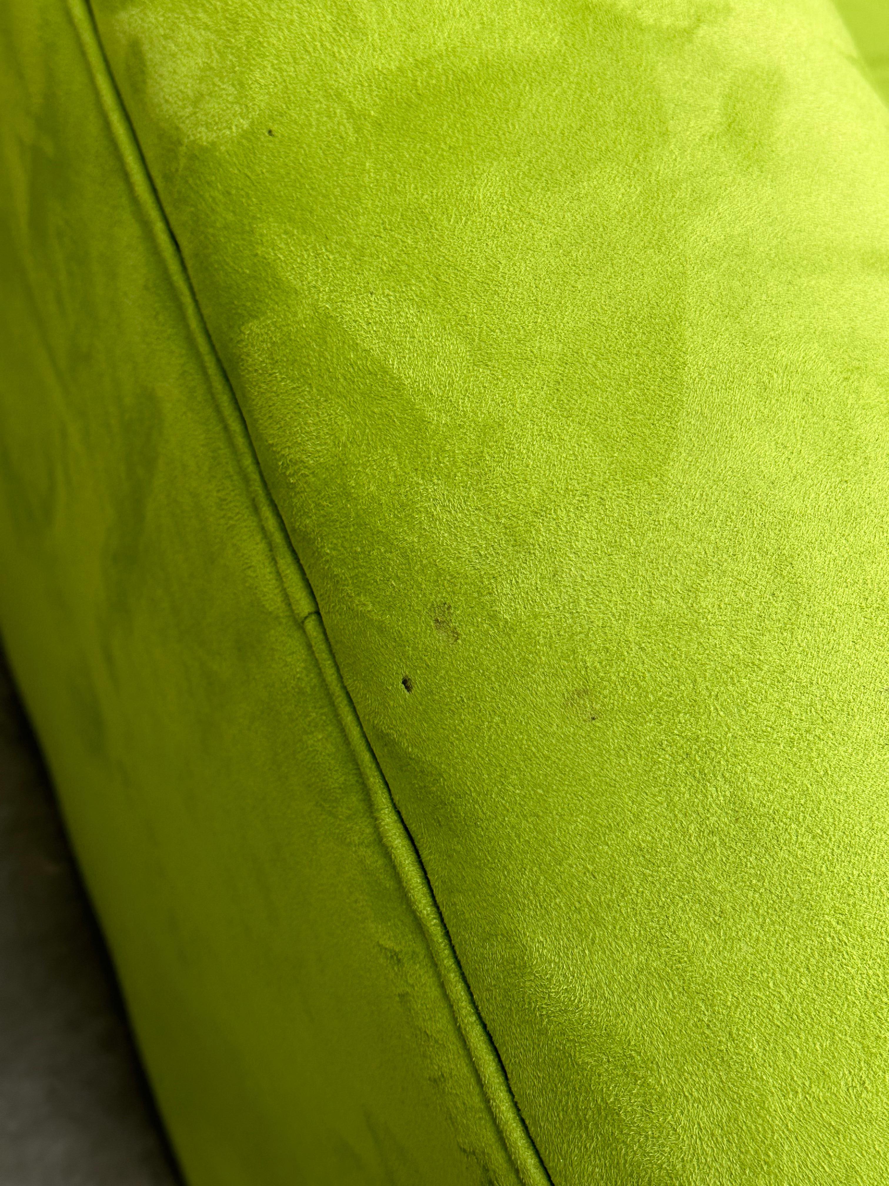 Postmodern Serpentine Sectional With Stacked Base For Sale 2