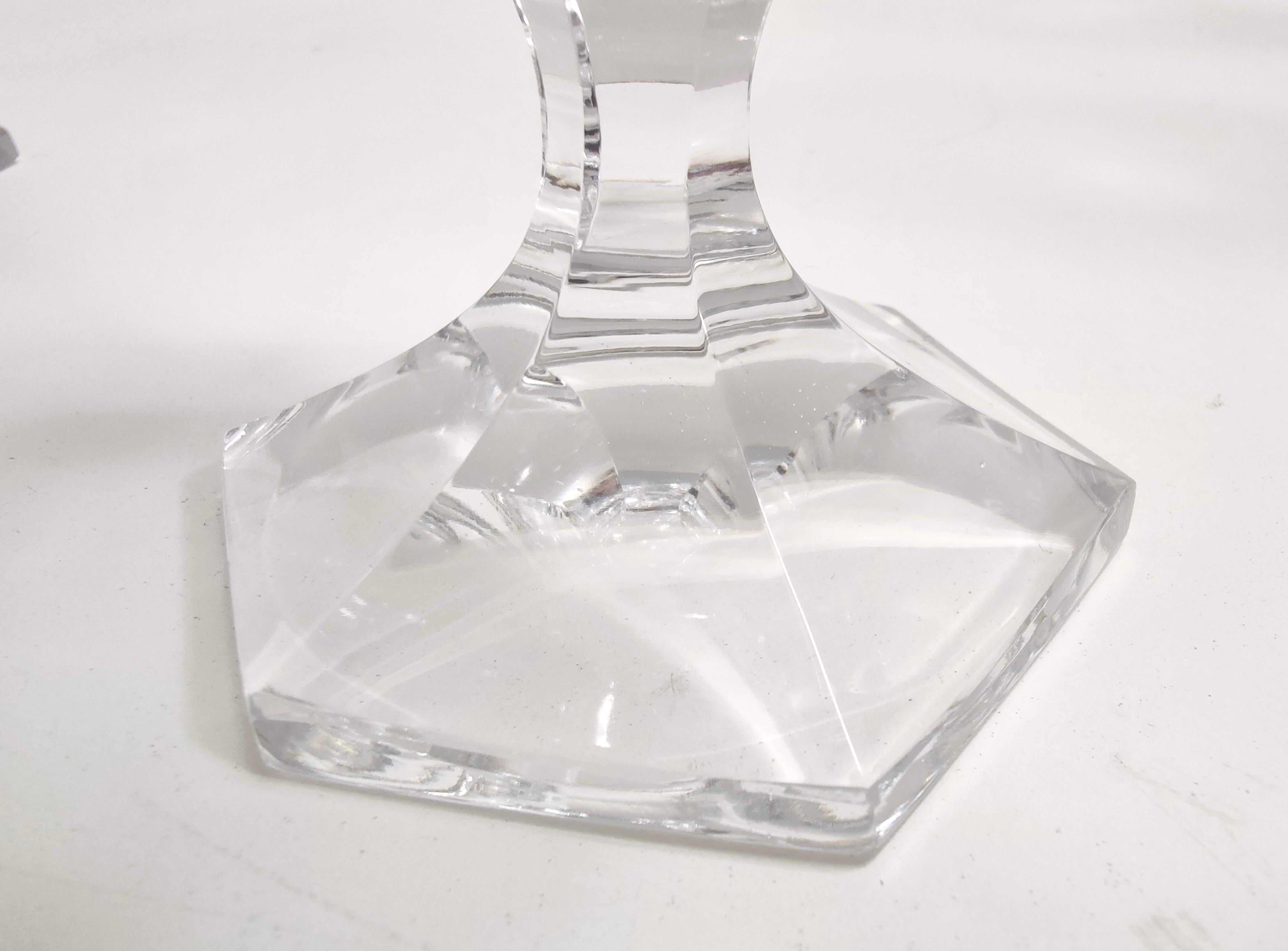 Postmodernes Set von achtzehn Trinkgläsern aus massivem Kristall von Kosta Boda, Schweden im Angebot 6