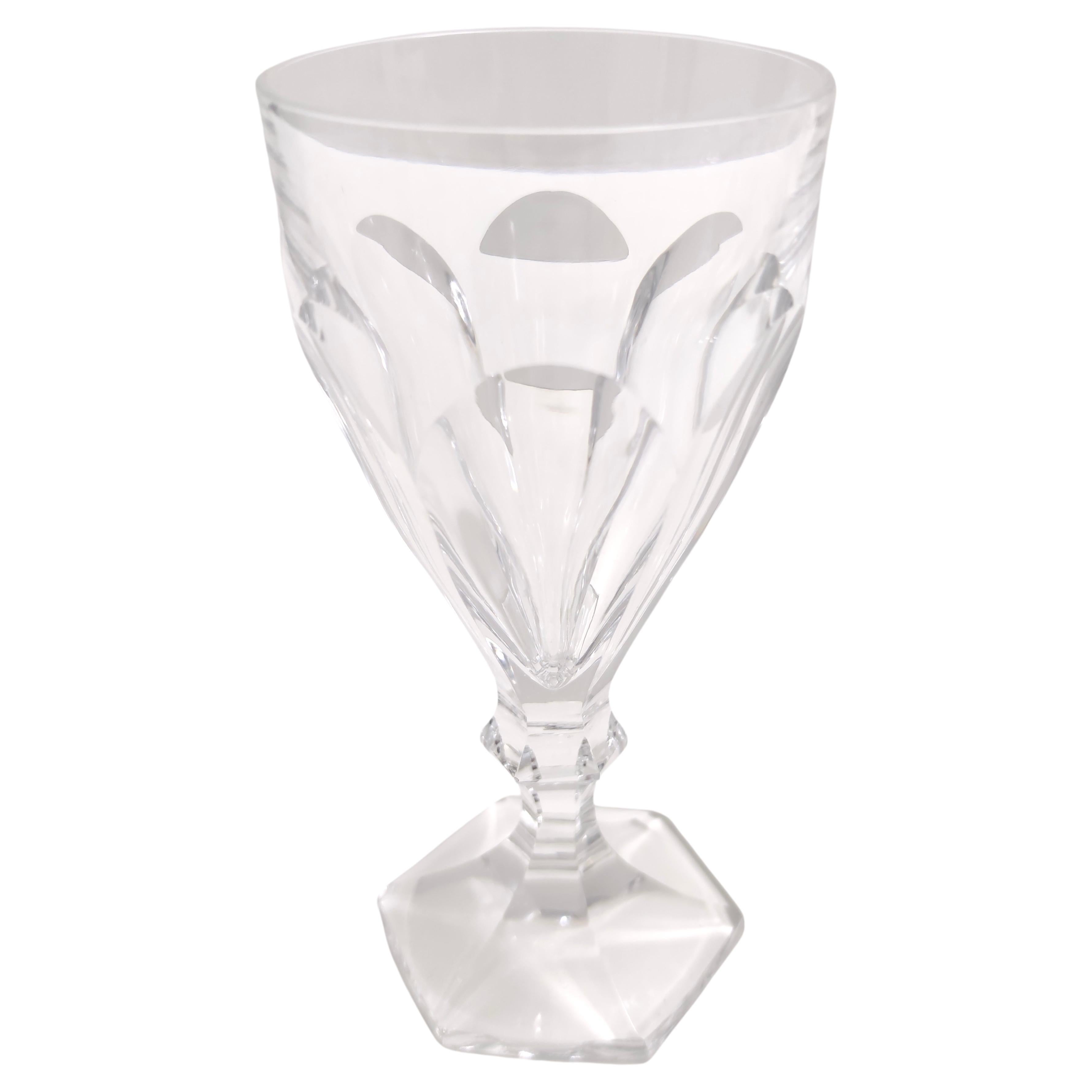Postmodern Set of Eighteen Solid Crystal Drinking Glasses by Kosta Boda, Sweden For Sale