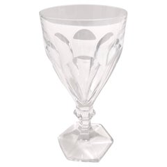 Used Postmodern Set of Eighteen Solid Crystal Drinking Glasses by Kosta Boda, Sweden