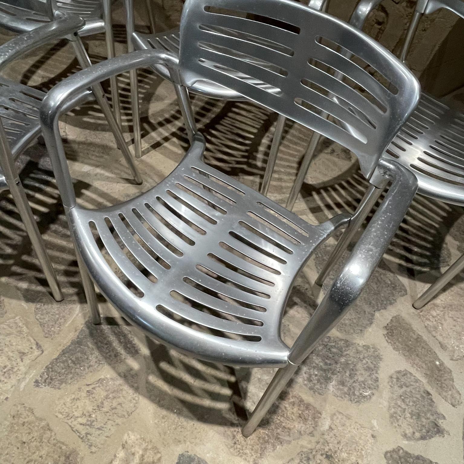 Post-Modern 1980s Knoll Five Toledo Chairs Stacking Jorge Pensi Amat Spain For Sale