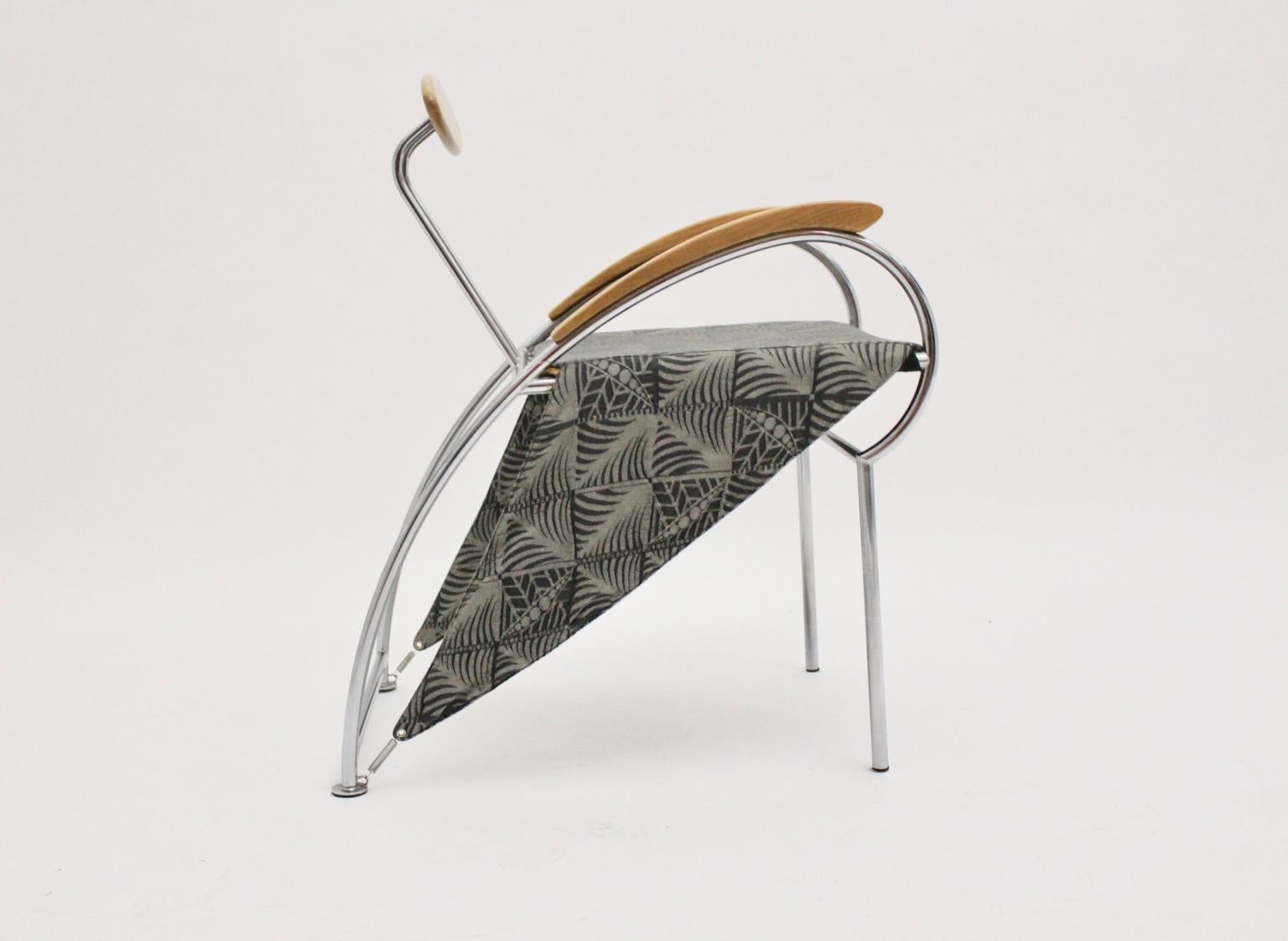 Italian Postmodern Set of Four Vintage Dining Chair Massimo Iosa Ghini Moroso 1988 Italy For Sale