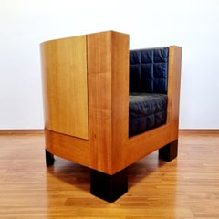 Postmodern Sfera Armchair by Oswald Mathias Ungers for Sawaya &Moroni, Italy 80s