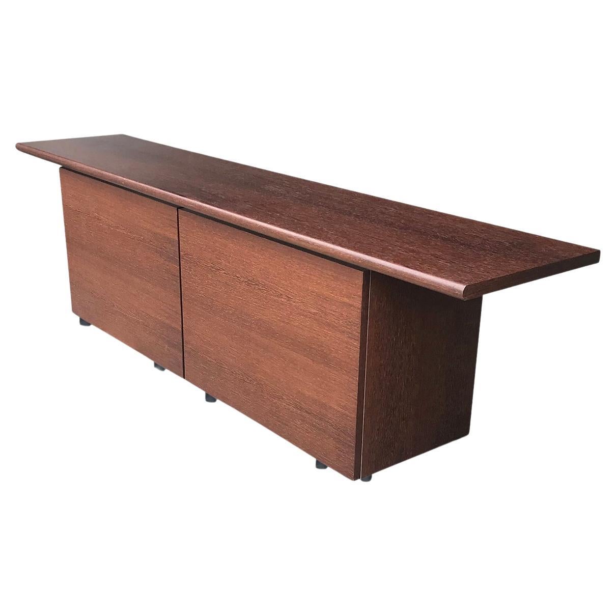 Postmodern Sheraton sideboard by Giotto Stoppino for Acerbis Italy 1980s For Sale