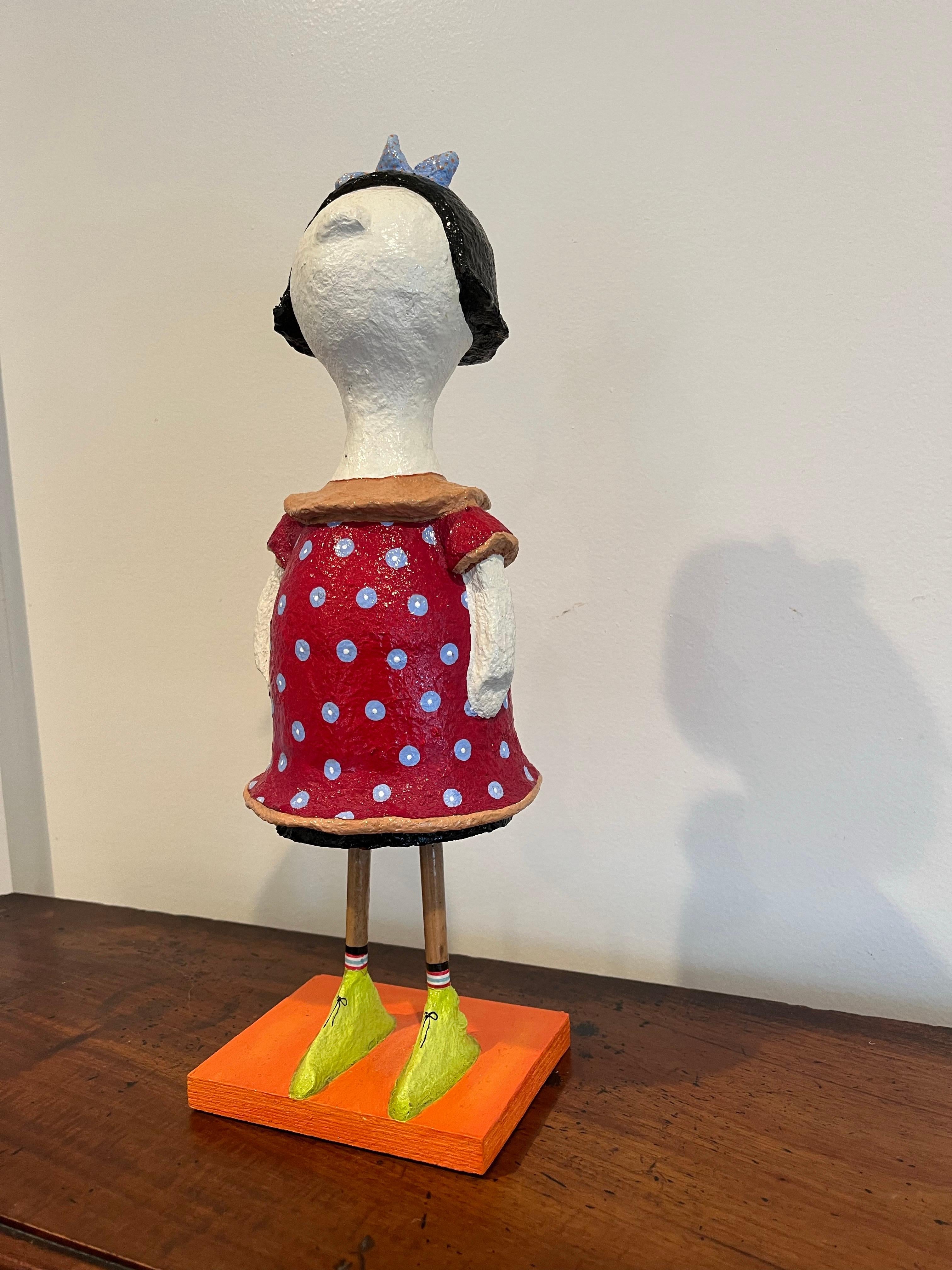 American Postmodern Shosh Paper Mache Sculpture Israel For Sale