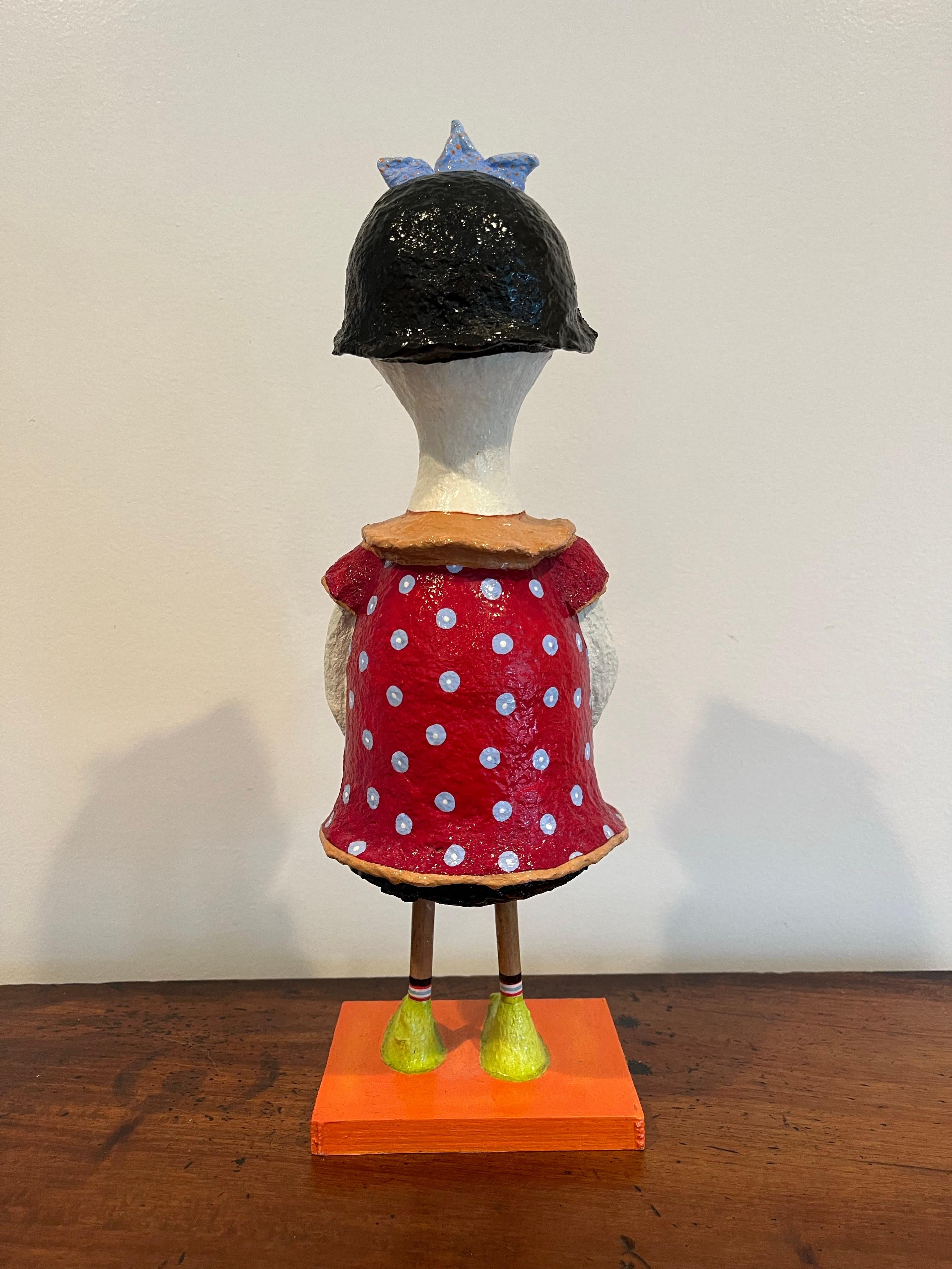 20th Century Postmodern Shosh Paper Mache Sculpture Israel For Sale