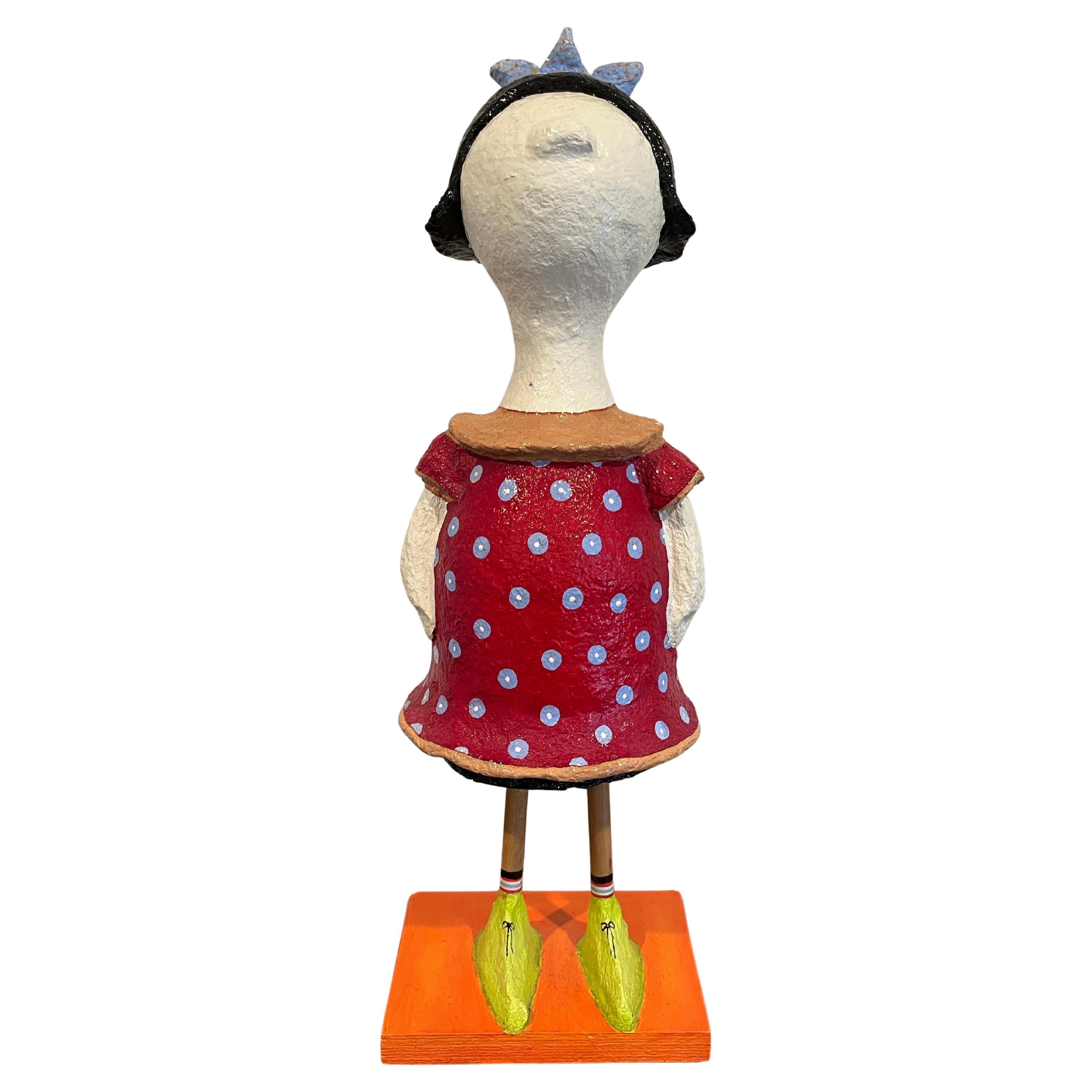 Postmodern Shosh Paper Mache Sculpture Israel For Sale