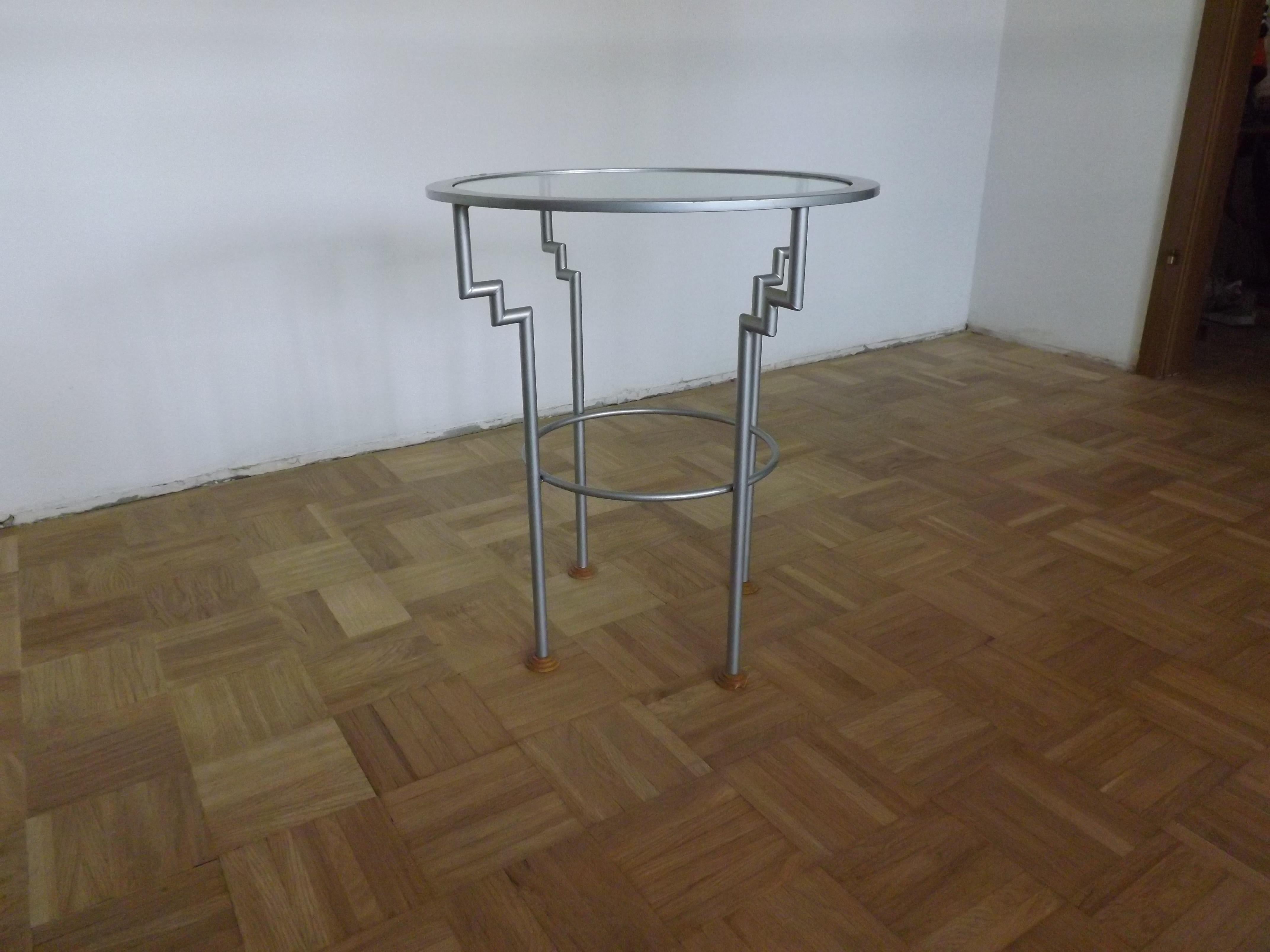 Italian Postmodern Side Coffe Table 1980s For Sale