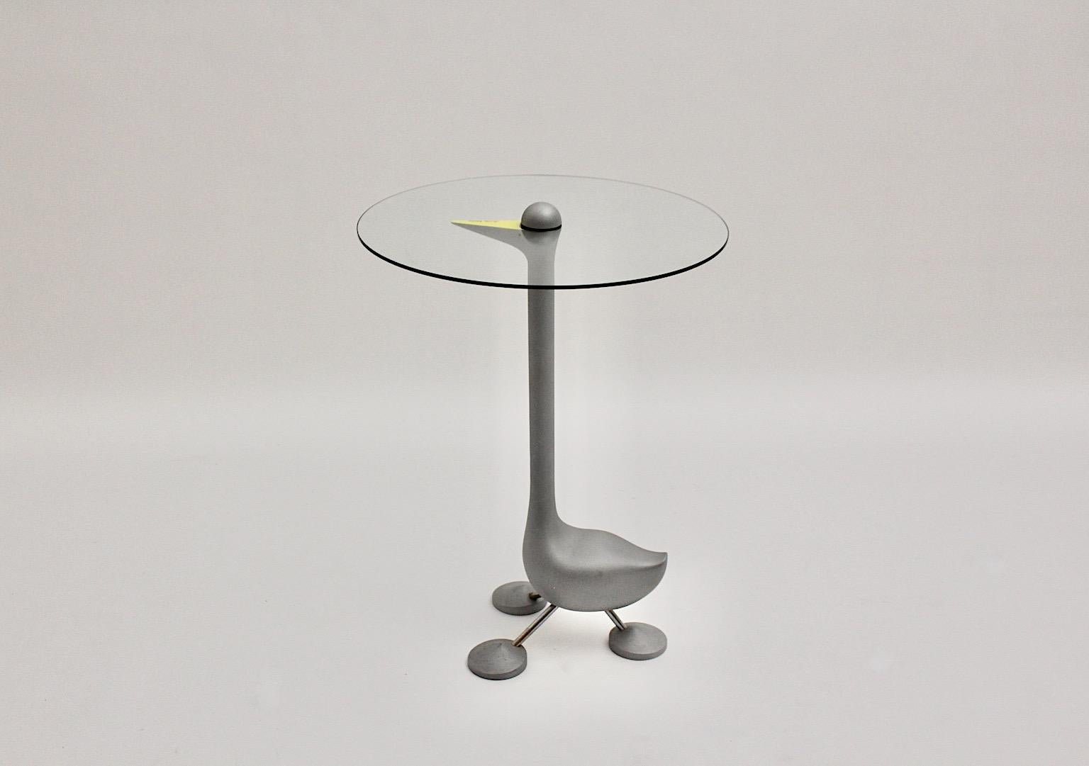 Post-Modern Postmodern Animal Vintage Side Table Sirfo Alessandro Mendini Zanotta Edizione For Sale