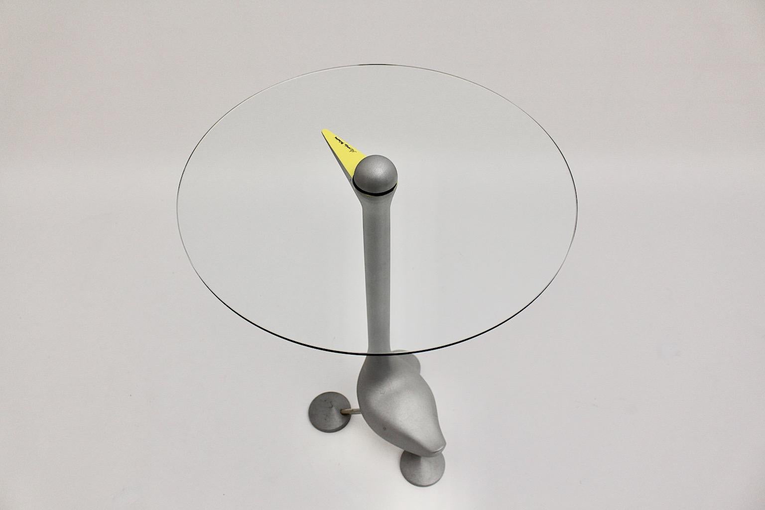 Italian Postmodern Animal Vintage Side Table Sirfo Alessandro Mendini Zanotta Edizione For Sale