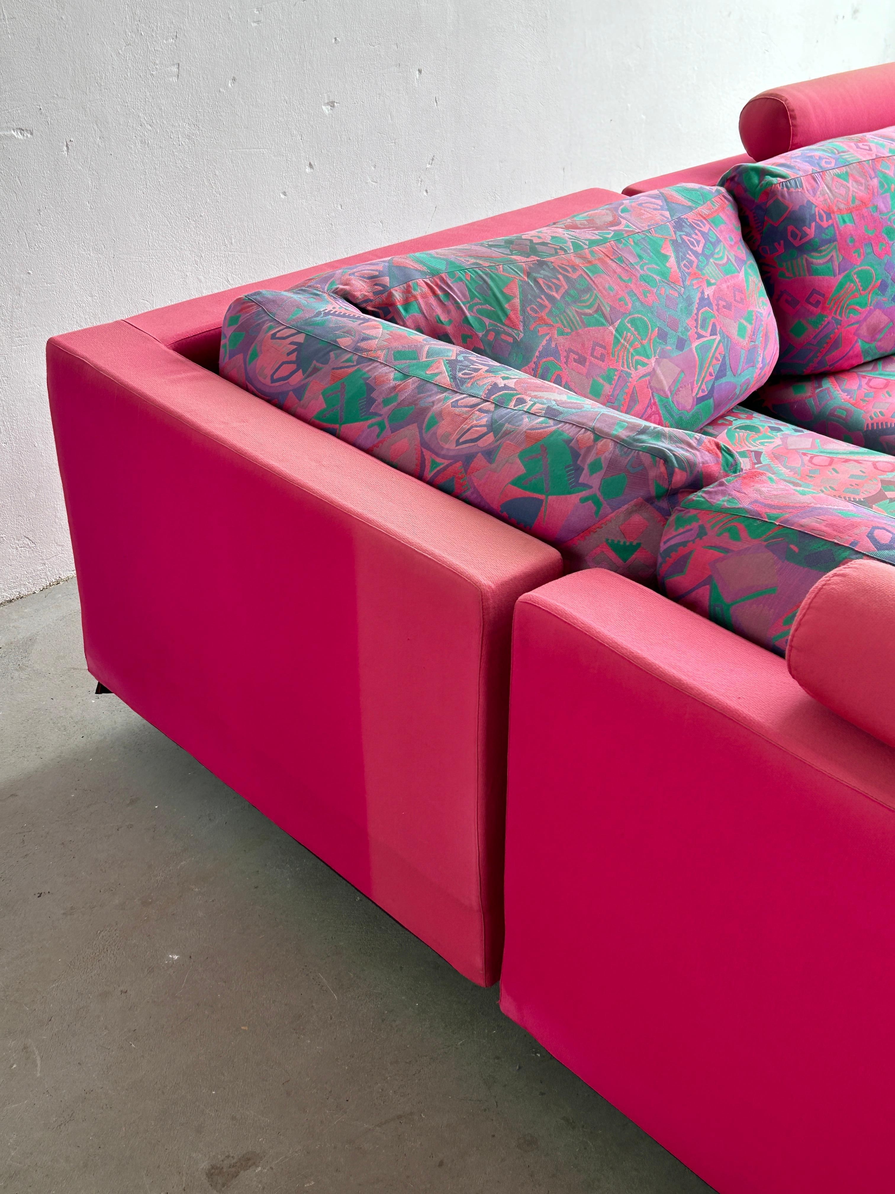 Postmodern 'Sity' Modular Sectional Sofa, Antonio Citterio for B&B Italia, 1972 For Sale 6