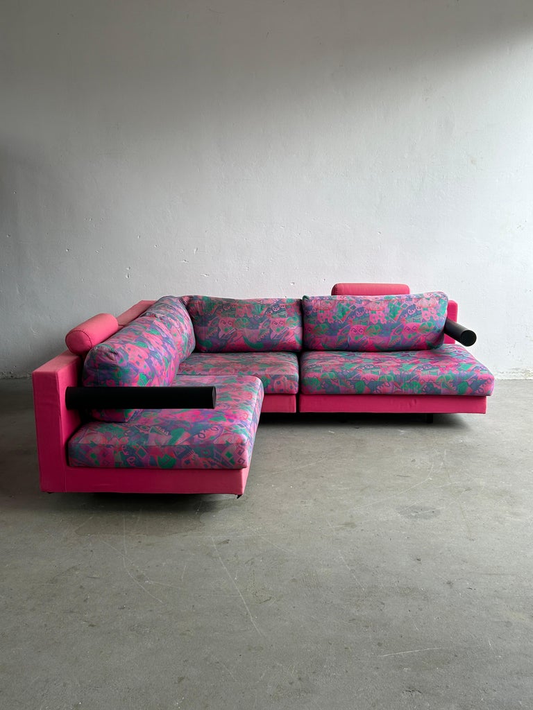 Post-Modern Postmodern 'Sity' Modular Sectional Sofa, Antonio Citterio for B&B Italia, 1972 For Sale