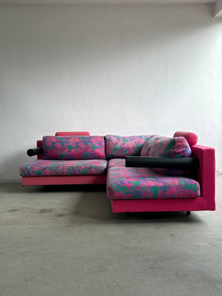 Italian Postmodern 'Sity' Modular Sectional Sofa, Antonio Citterio for B&B Italia, 1972 For Sale