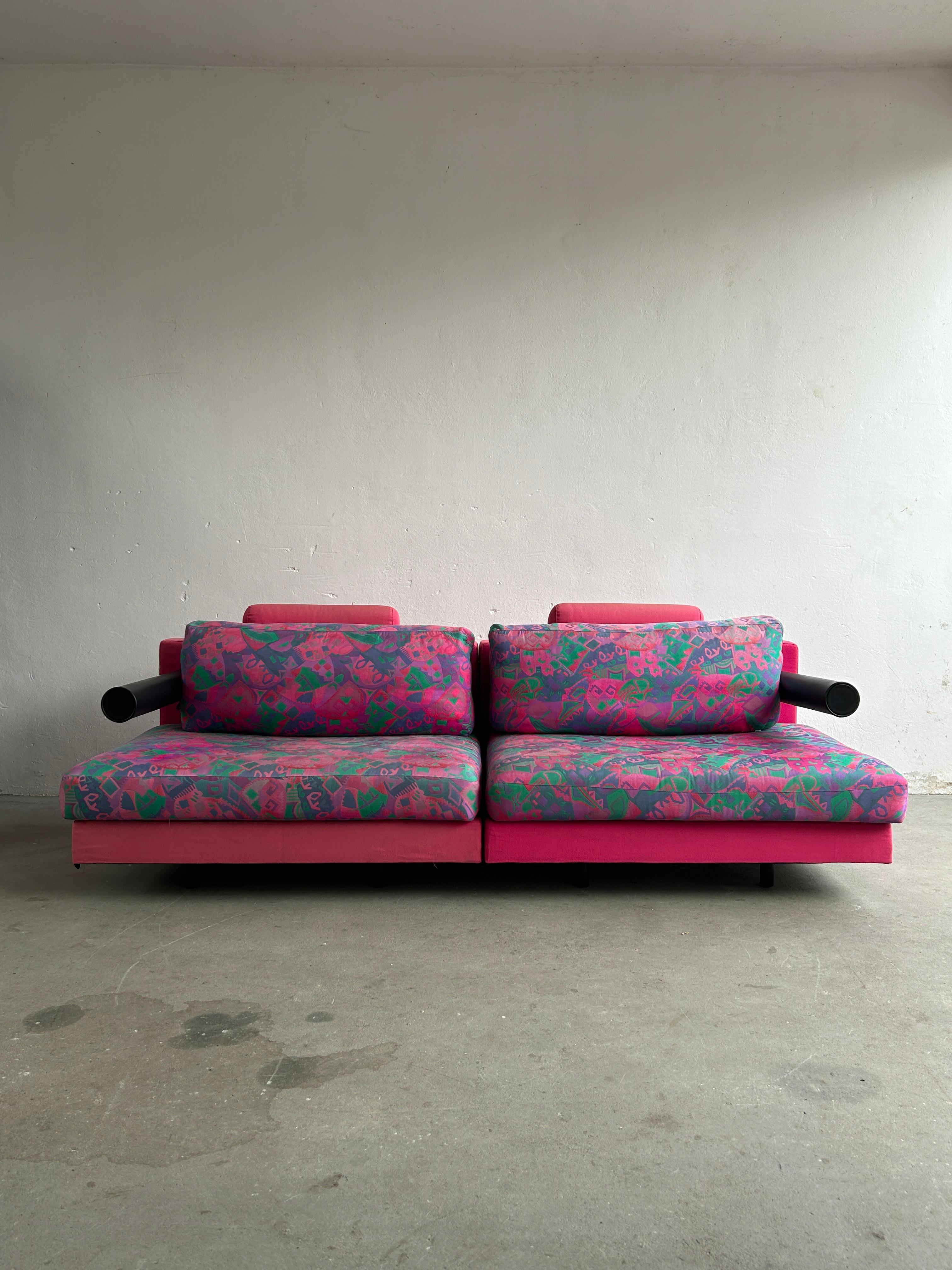 Late 20th Century Postmodern 'Sity' Modular Sectional Sofa, Antonio Citterio for B&B Italia, 1972 For Sale