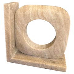 Postmodern Solid Marble Bookend Door/Stopper