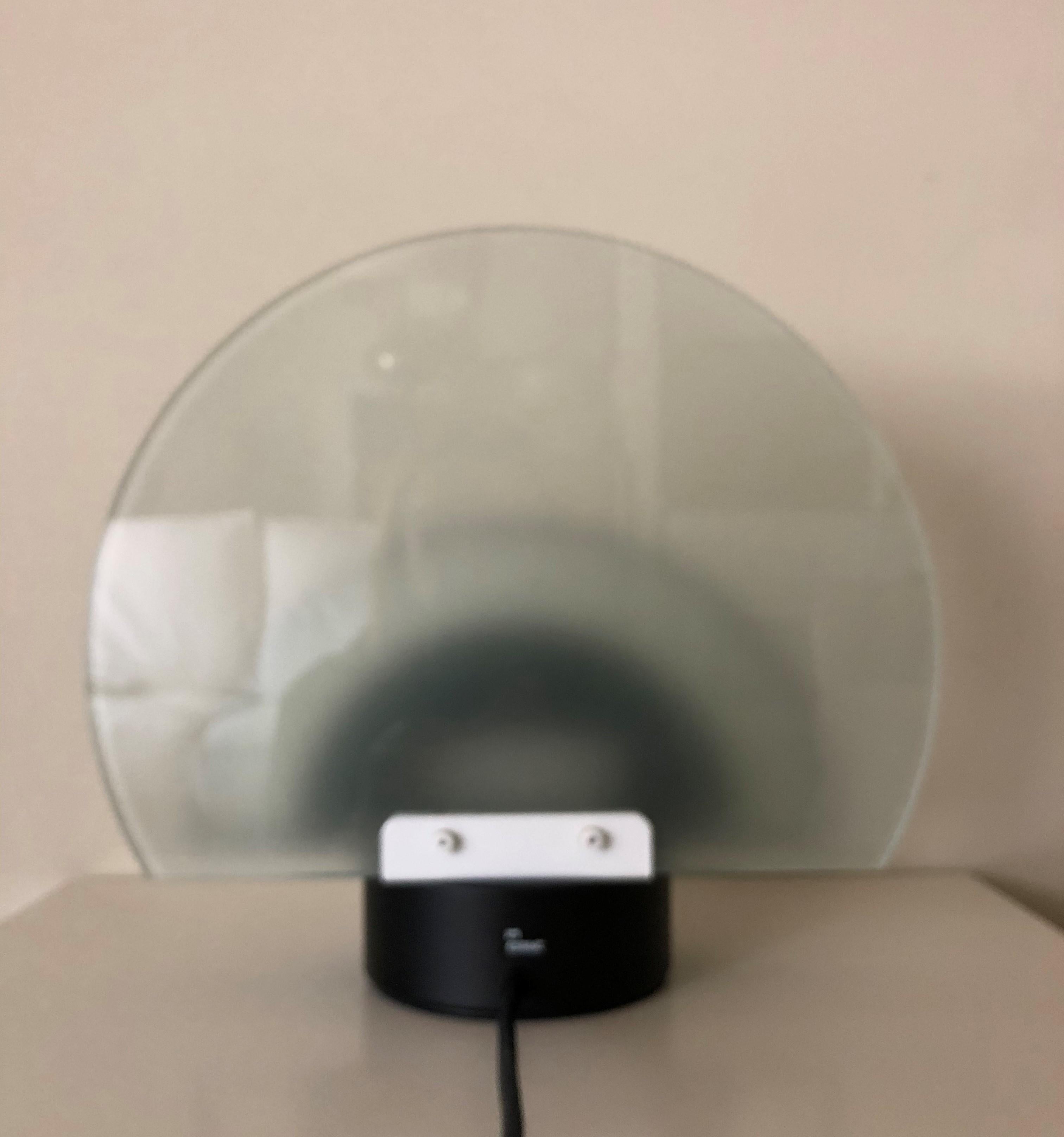 Postmodern Dimmable Spanish Black Table Lamps by Estiluz, Barcelona, 1980s For Sale 5