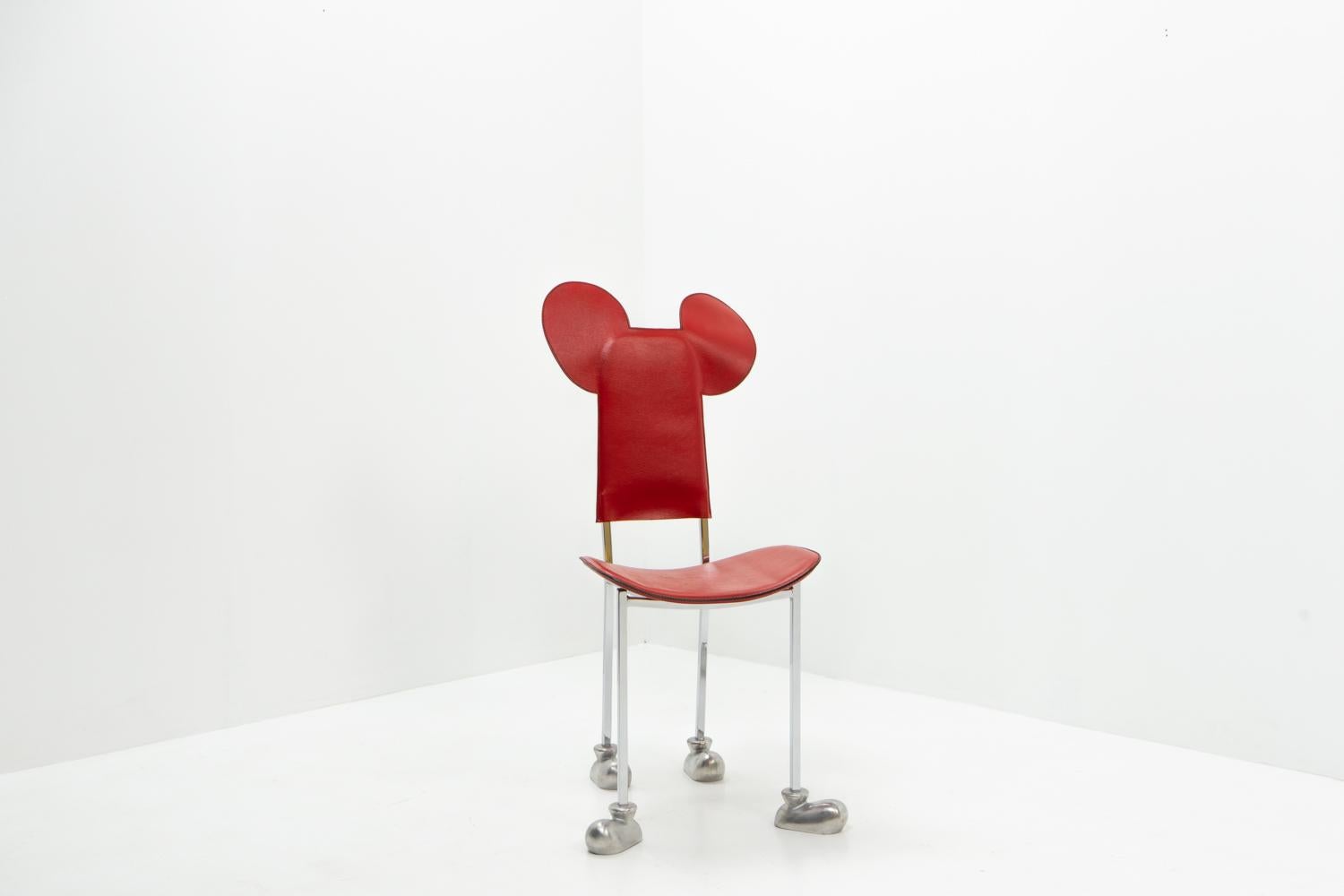 Design espagnol postmoderne - Chaise Garriris par Javier Mariscal, Espagne, 1987 Bon état - En vente à Renens, CH