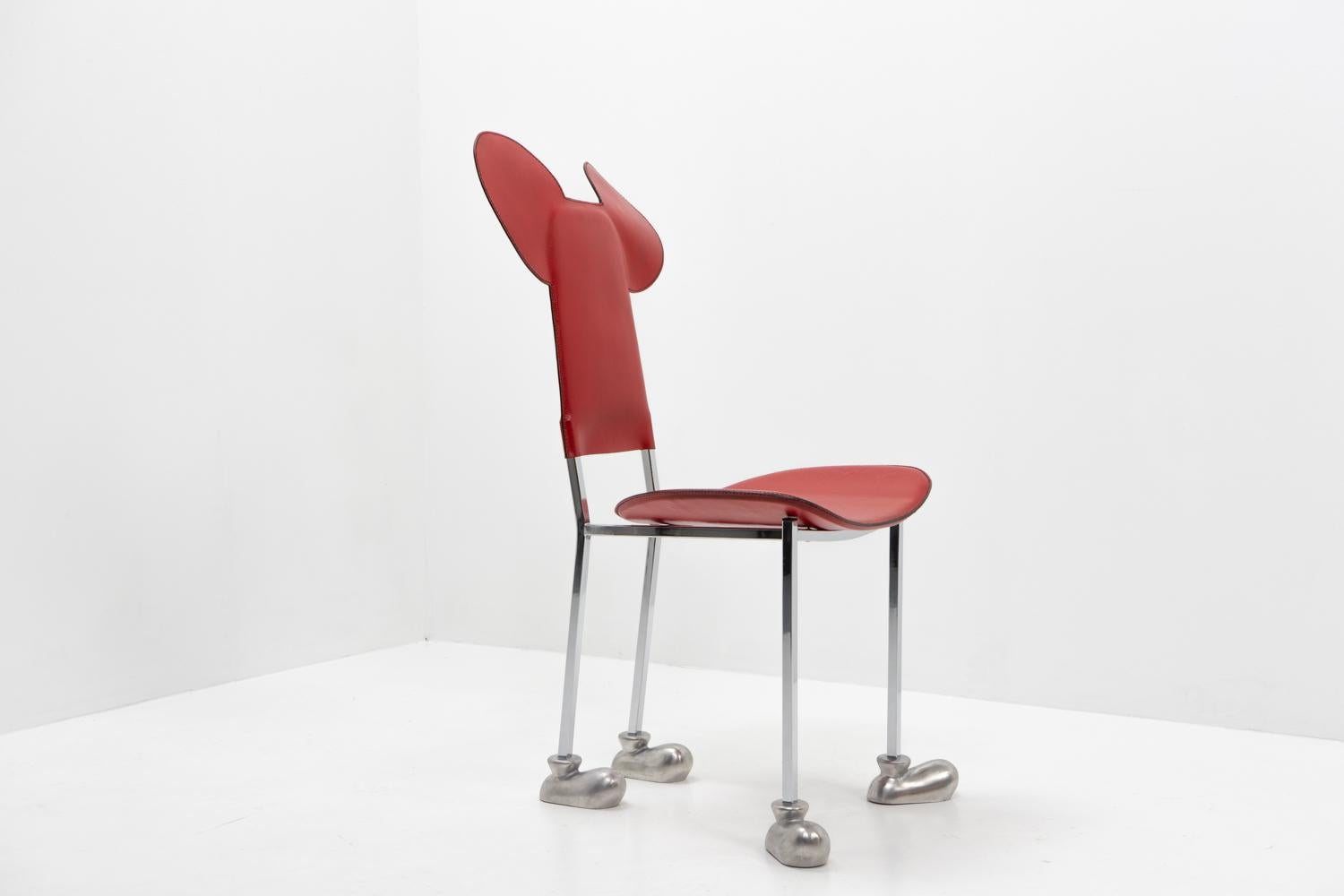 Fin du 20e siècle Design espagnol postmoderne - Chaise Garriris par Javier Mariscal, Espagne, 1987 en vente