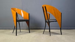 Postmodern spanish dining chairs, 1980s - set of 4