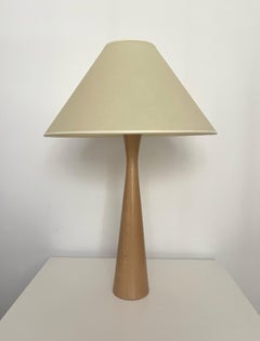 Postmoderne spanische Tischleuchte "Fina" aus Holz von Blauet, Barcelona, 1990er Jahre