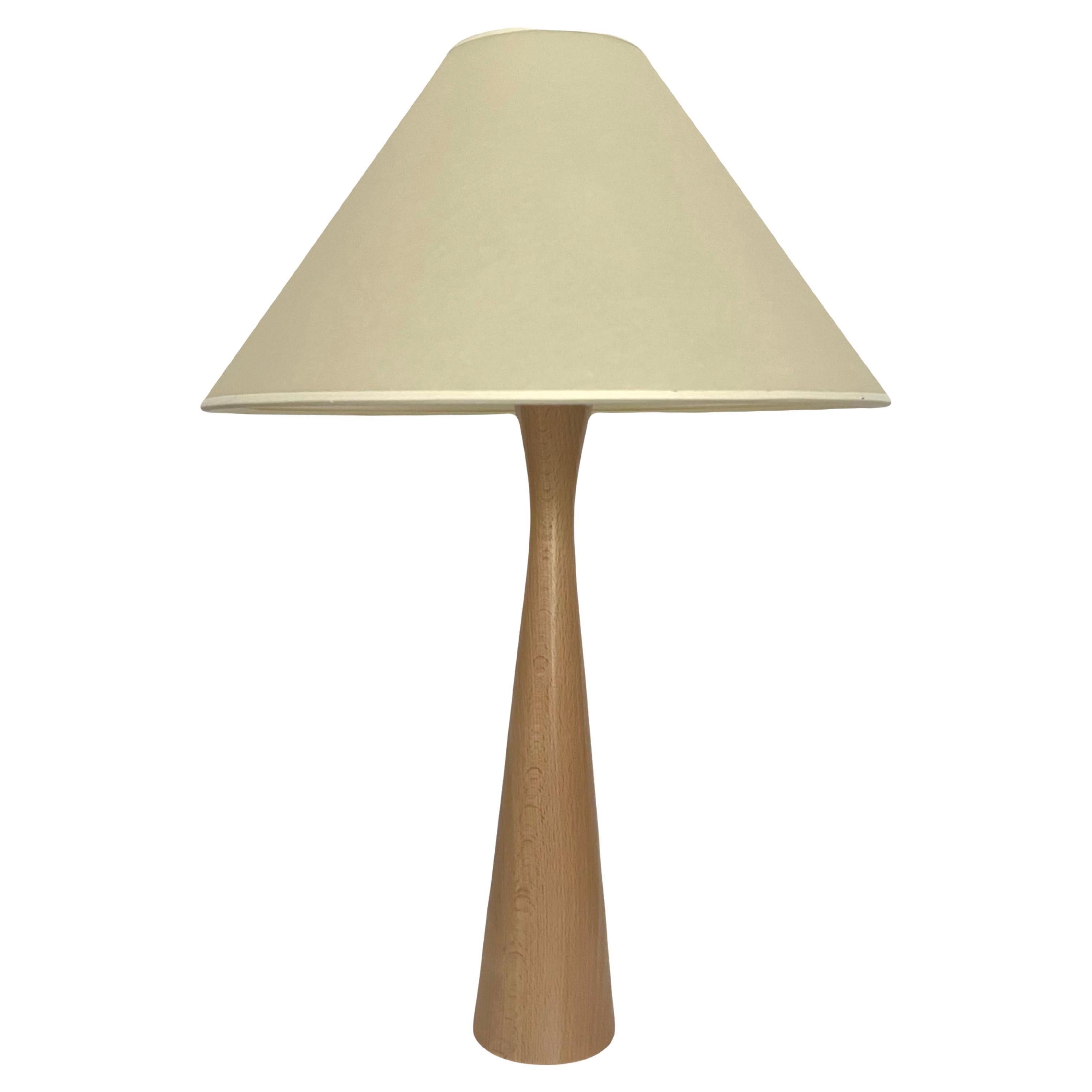 Postmodern Spanish "Fina" Wood Table Lamp by Blauet, Barcelona, 1990s