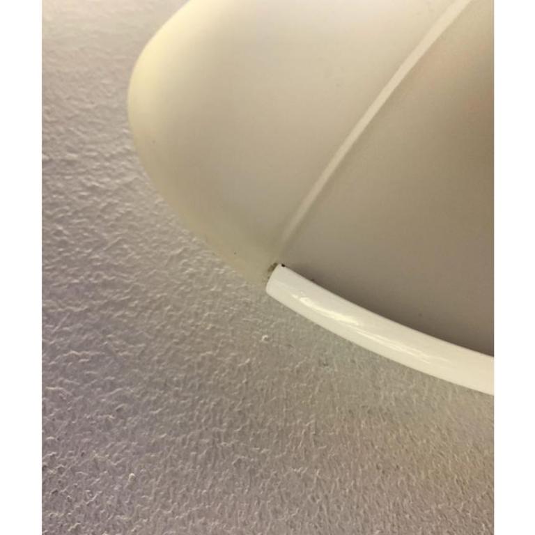 Metallo Lampada da soffitto in vetro spagnola postmoderna di Milan Iluminación, anni '80 in vendita