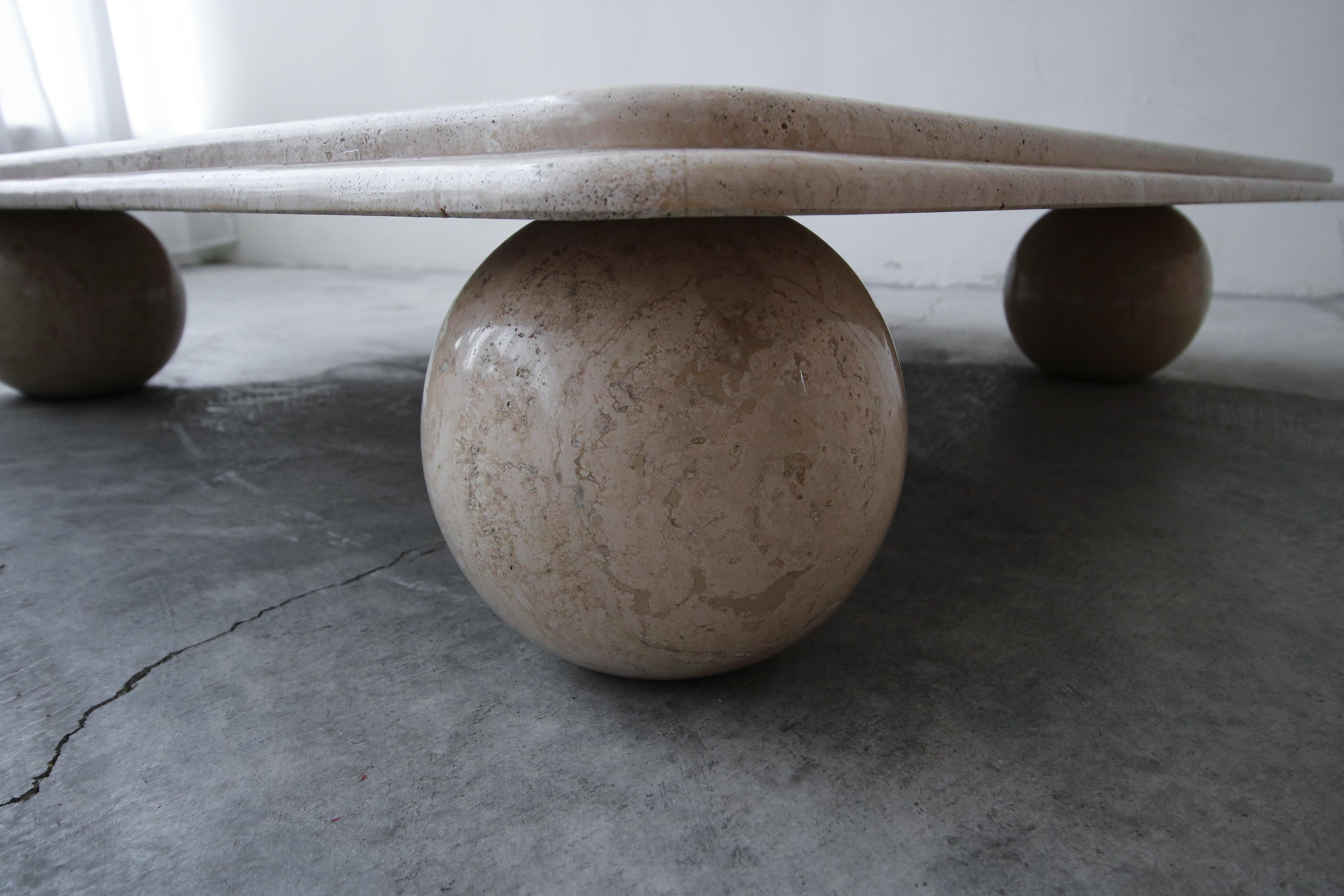 coffee table ball legs