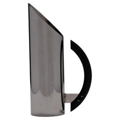 Postmodern stainless steel pitcher by Mario Botta for Alessi, 2000s