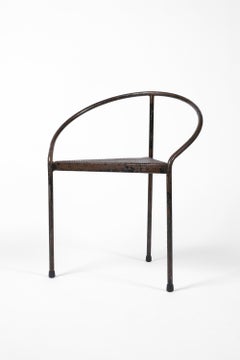 Postmodern Steel 'Bermuda' Chairs by Carlos Miret for Amat. Spanish, c. 1986.