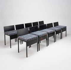 Postmodern Steel Dining Chairs, Italy, c.1980 (1 of 10)