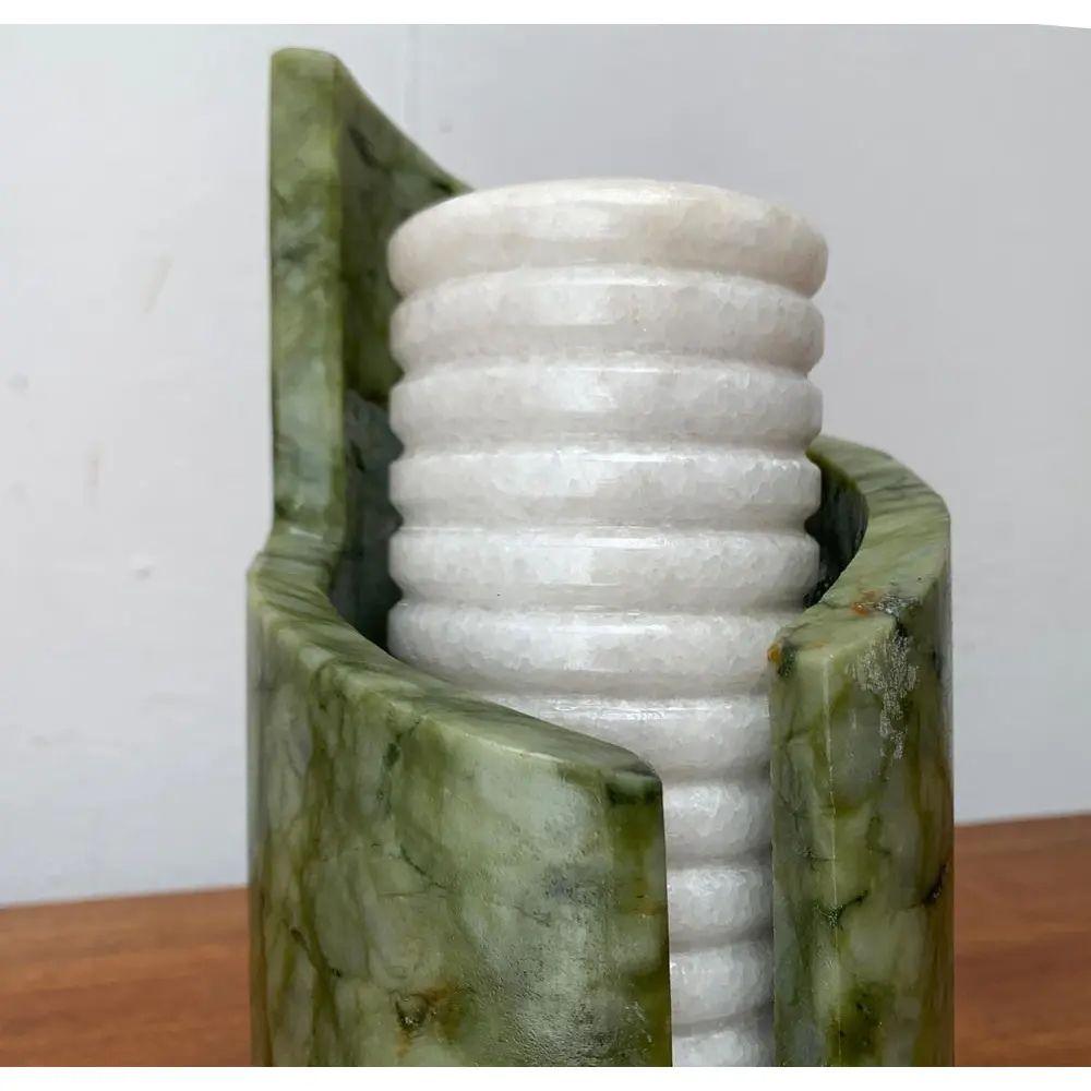 Lampe de table postmoderne en pierre, années 1980 en vente 6