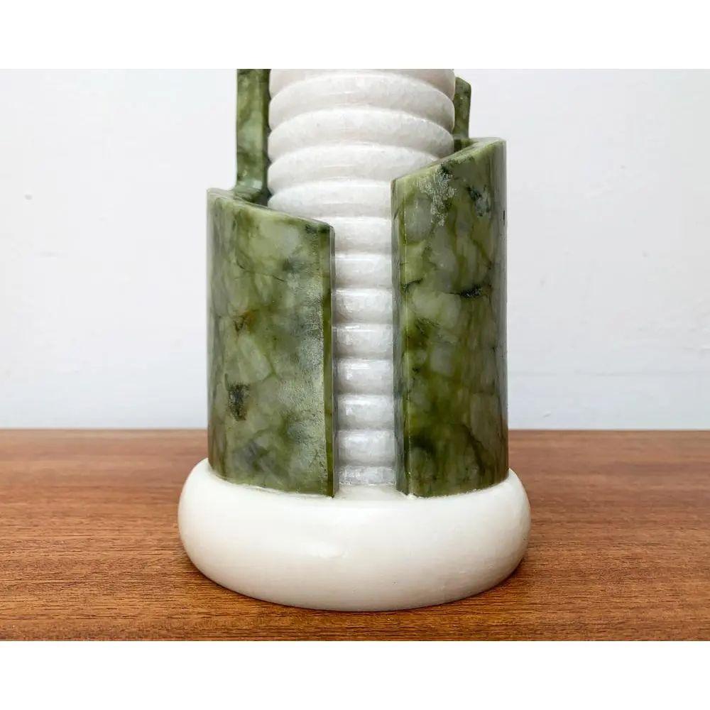 Lampe de table postmoderne en pierre, années 1980 en vente 2