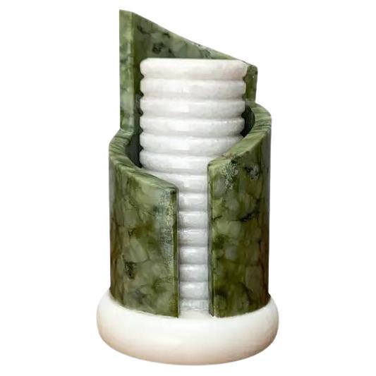 Postmodern Stone Table Lamp, 1980s