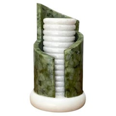 Vintage Postmodern Stone Table Lamp, 1980s