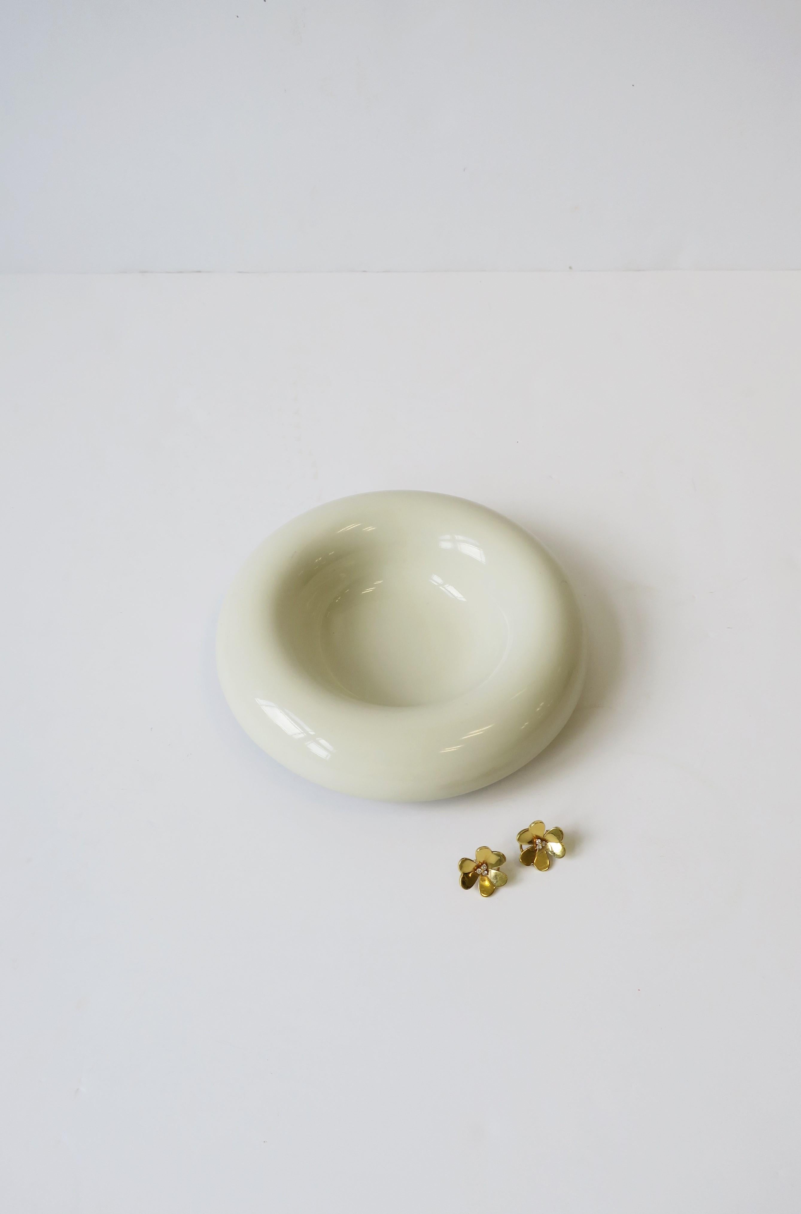Late 20th Century Postmodern Ceramic Bowl, ca. 1980s For Sale