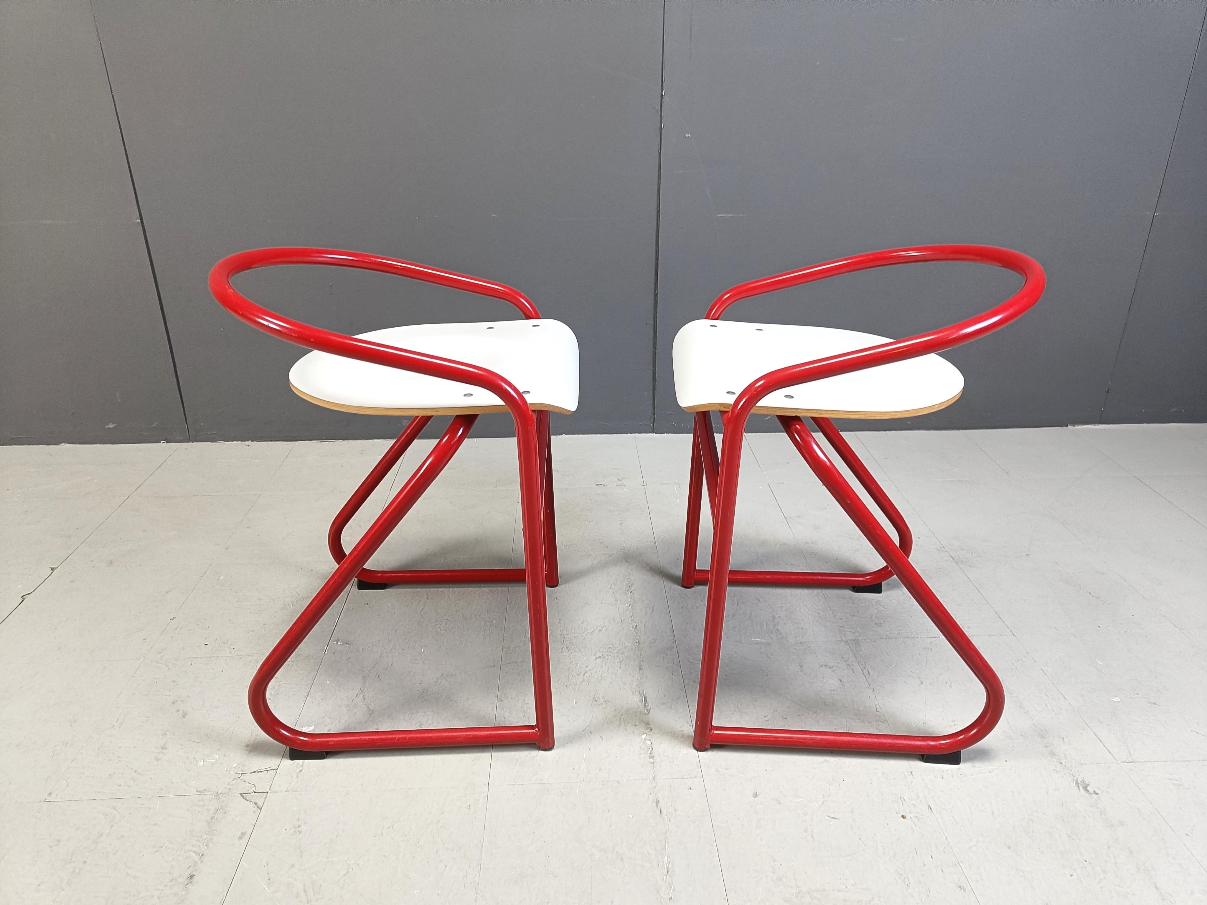 Postmodern stools by Samo, 1980s For Sale 9