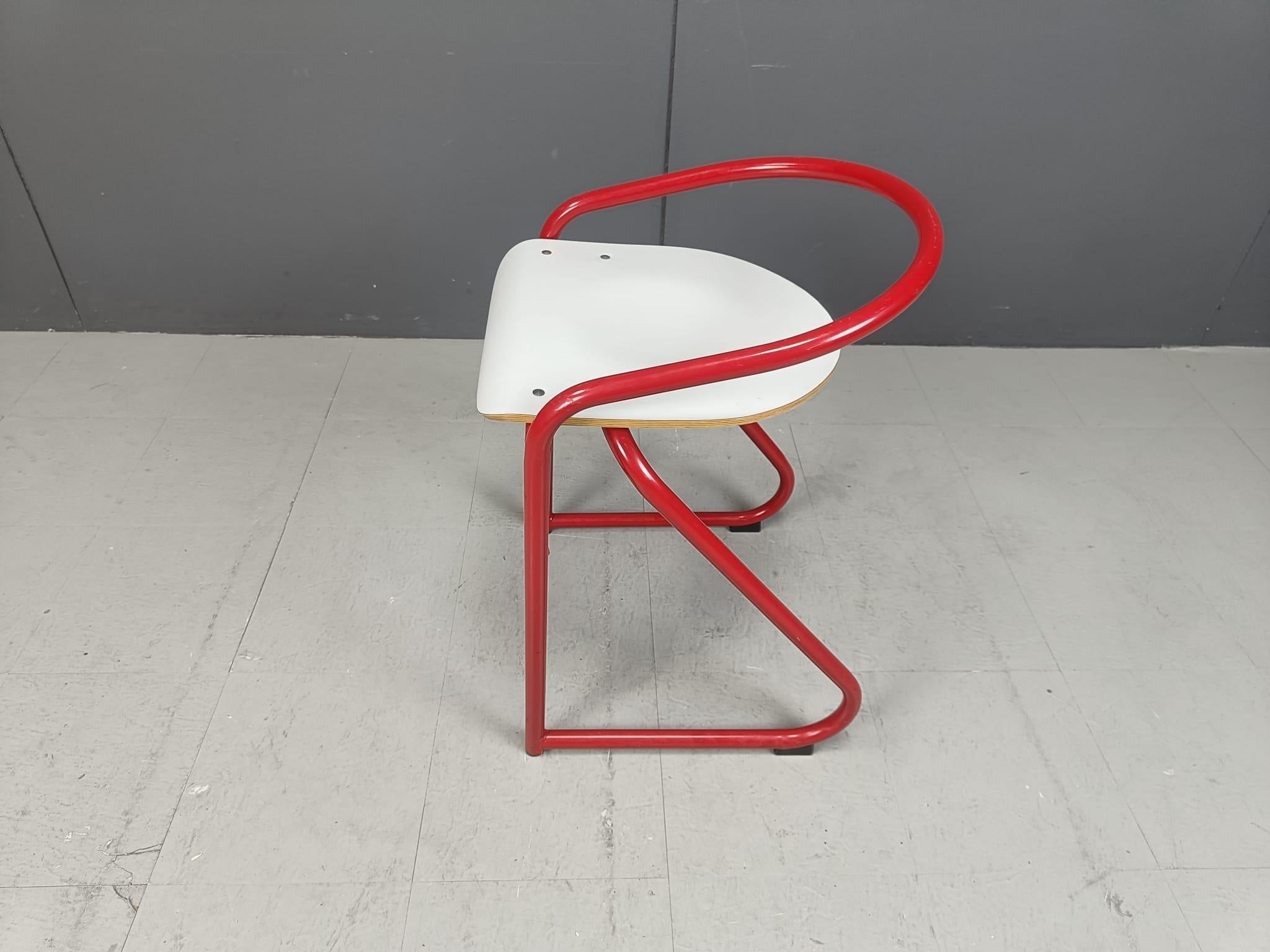 Late 20th Century Postmodern stools by Samo, 1980s For Sale