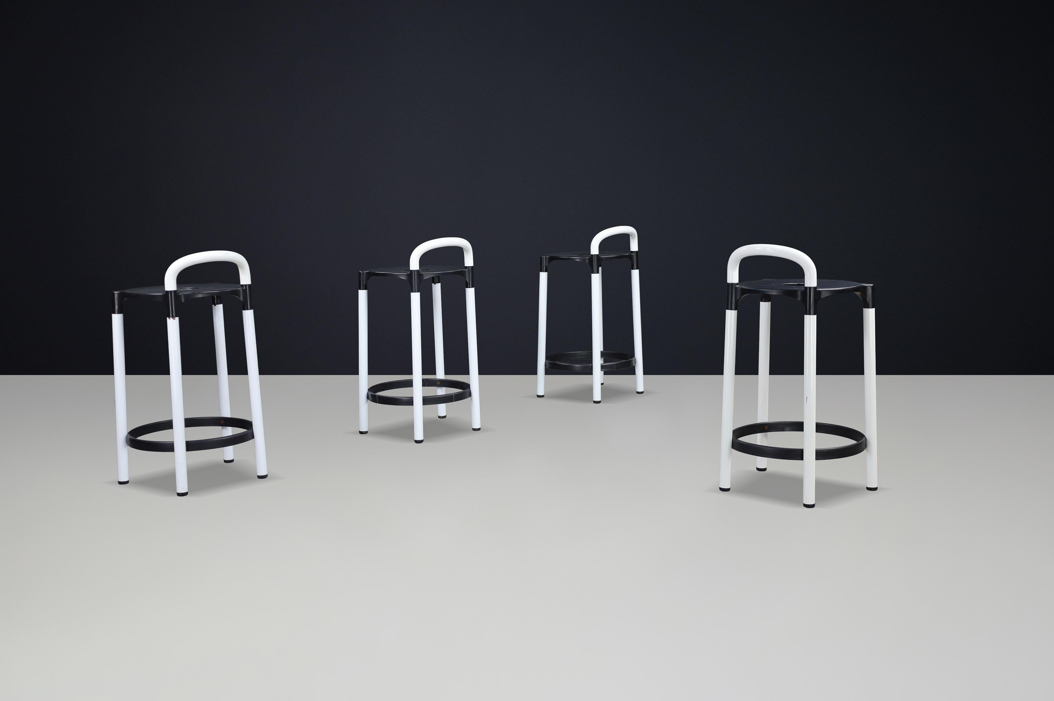 Postmoderne Hocker, Model No. 4822 Polo von Anna Castelli Ferrieri für Kartell, Italien (Italienisch) im Angebot