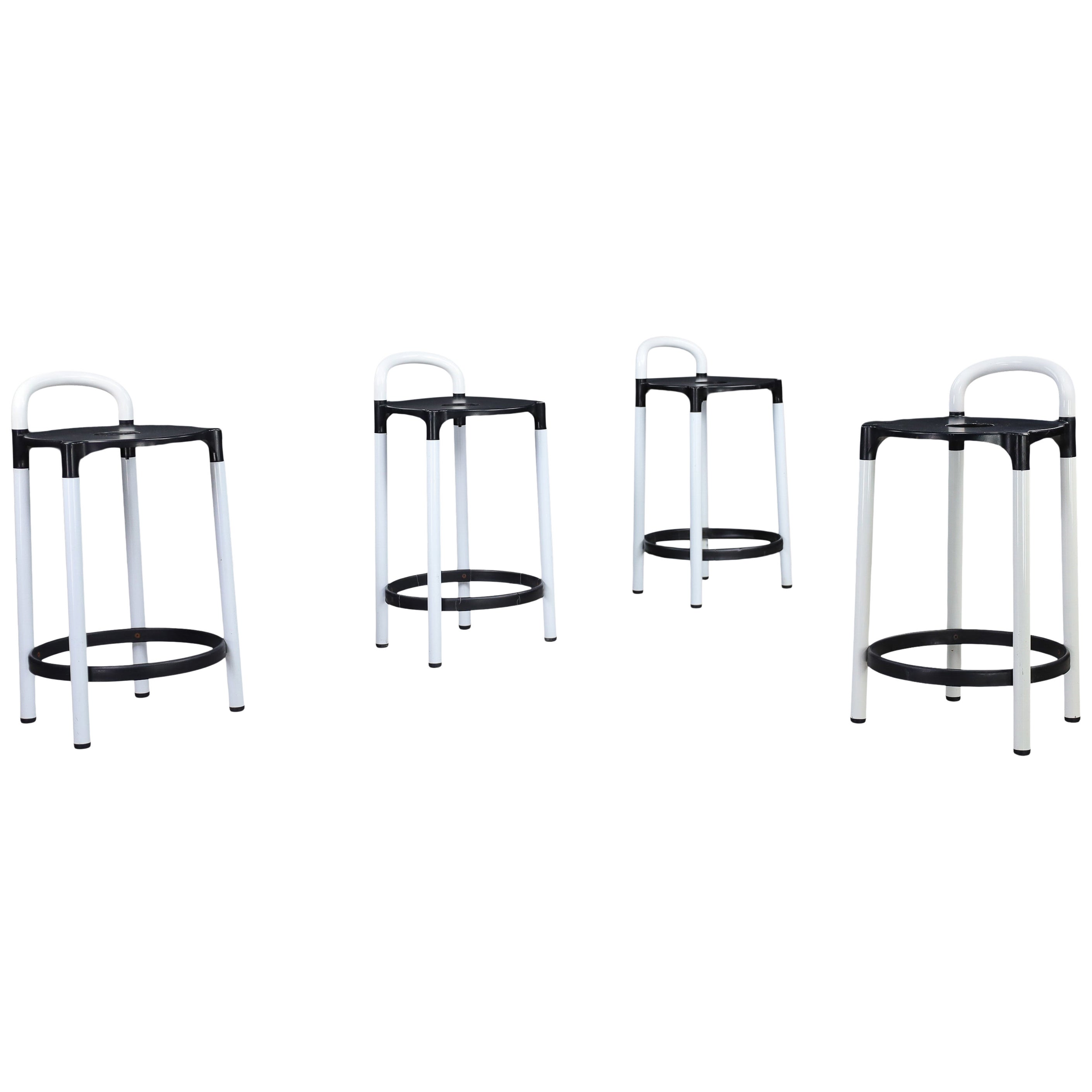 Postmoderne Hocker, Model No. 4822 Polo von Anna Castelli Ferrieri für Kartell, Italien im Angebot