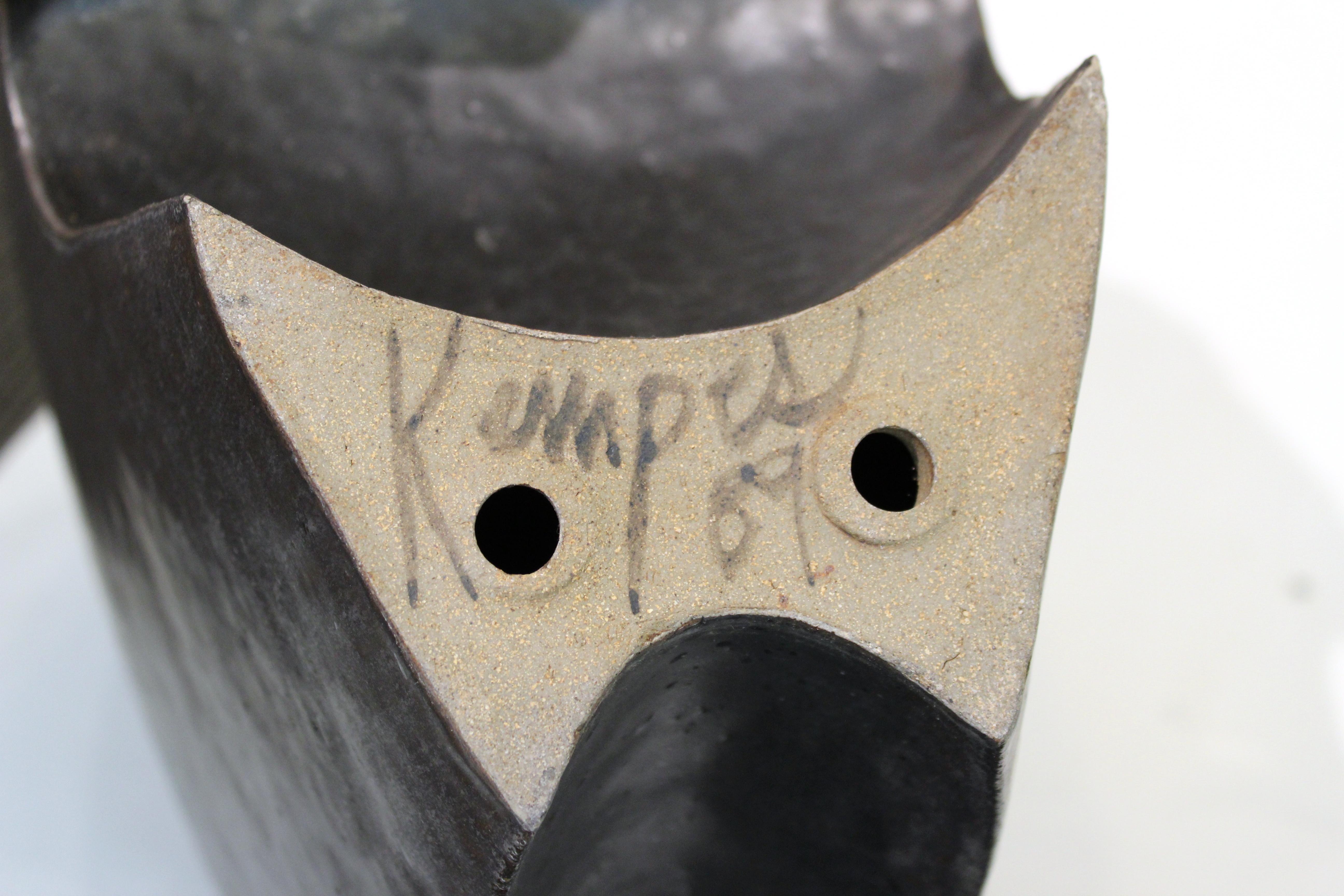 Postmodern Studio Ceramic Animal Sculpture by James Kempes In Good Condition In Astoria, NY