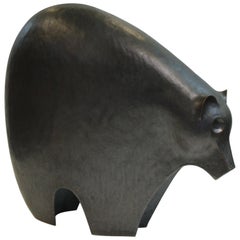 Postmodern Studio Ceramic Animal Sculpture by James Kempes