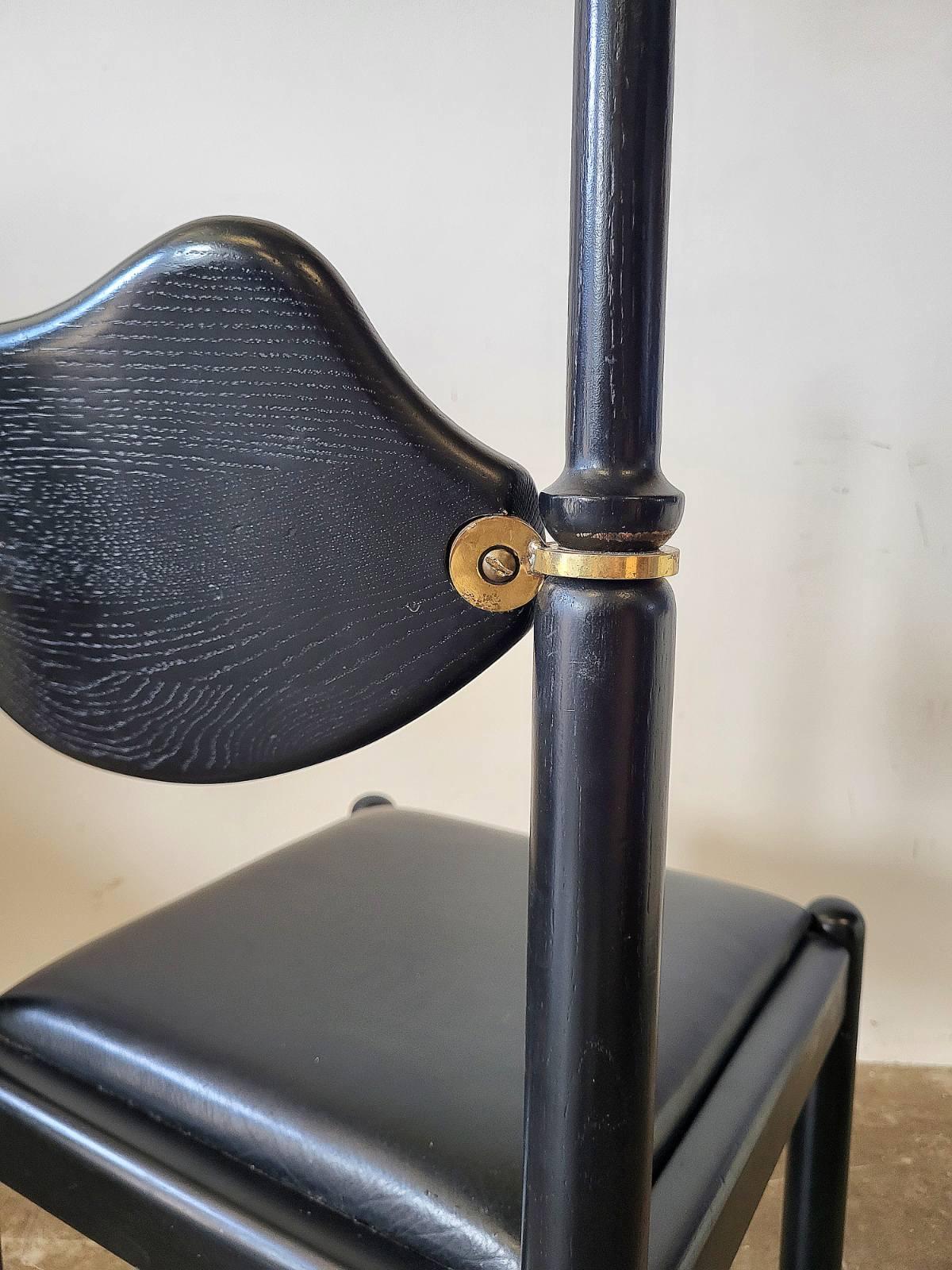 Fin du 20e siècle Chaise de studio postmoderne par Belloni Design Studio Hongrie 1980 en vente