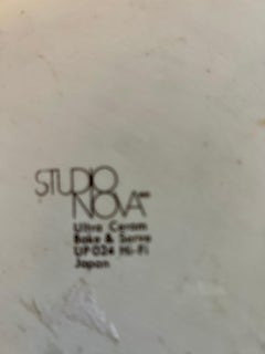 Postmodern Studio Nova Porcelain Hi Fi Fluted Pie Serve & Bake