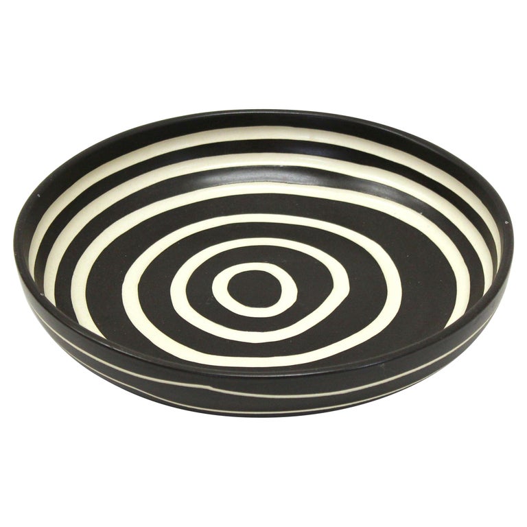 Postmodern Studio Pottery Charger Plate For Sale at 1stDibs