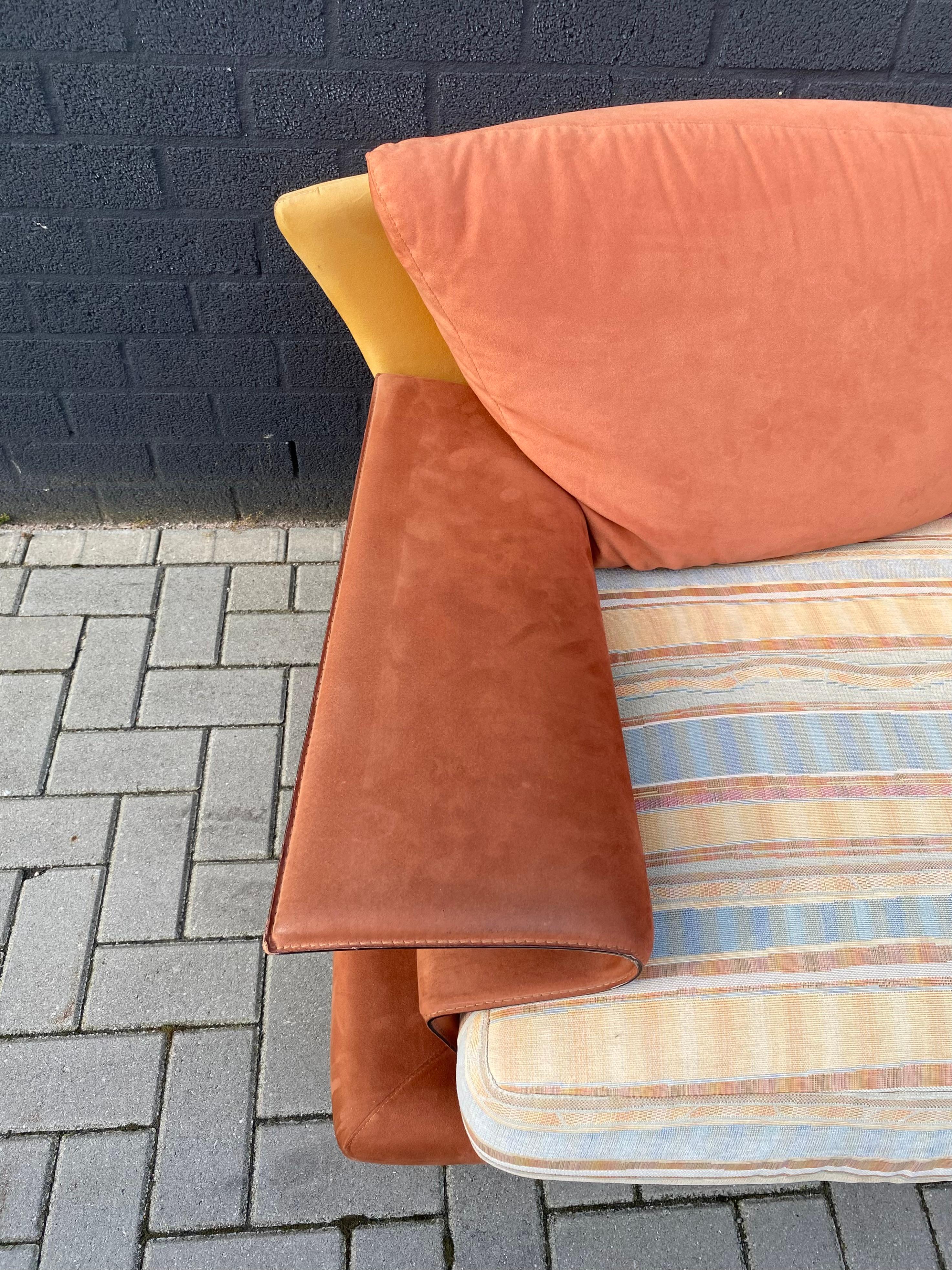 Postmodern Super Roy Sofa By Giorgio Saporiti In Good Condition For Sale In Schagen, NL