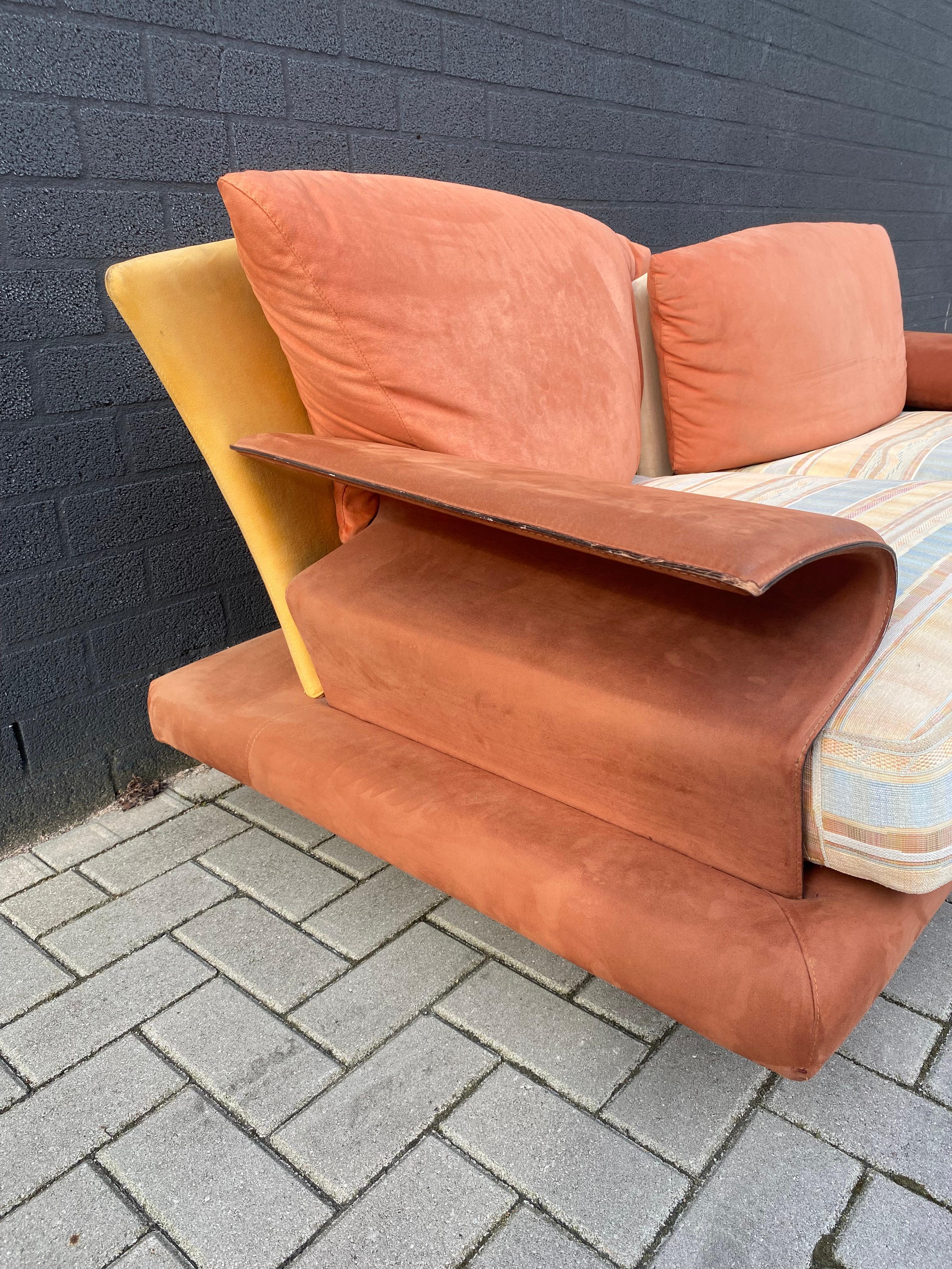 20th Century Postmodern Super Roy Sofa By Giorgio Saporiti For Sale