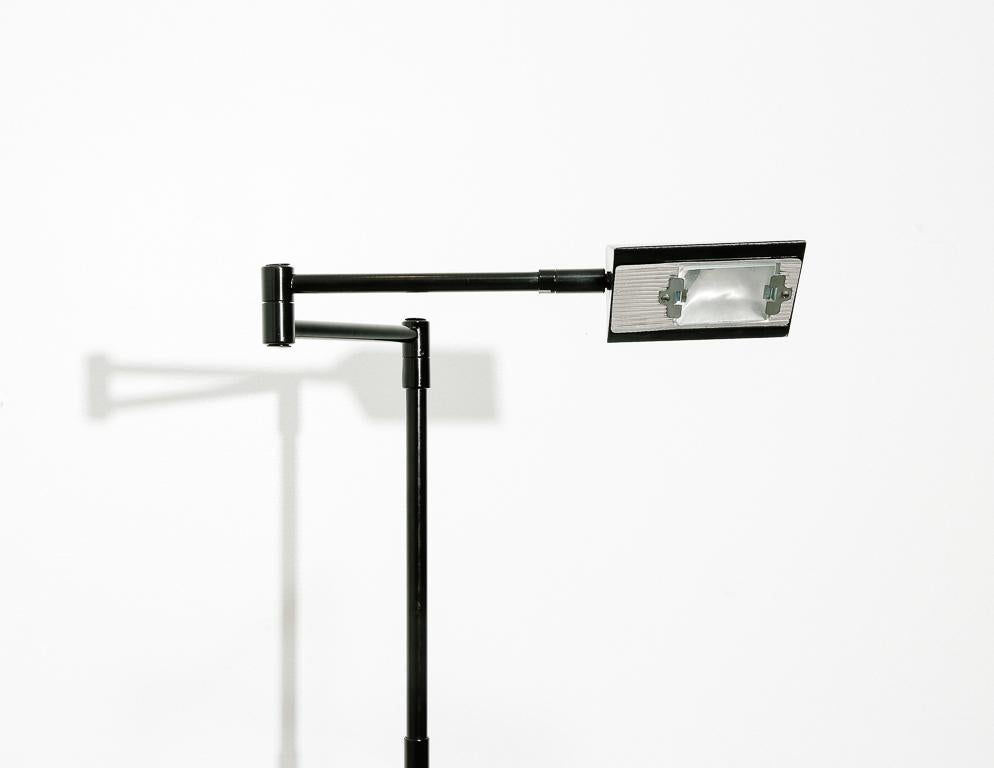 Postmodern Swing Arm Floor Lamp In Good Condition In Brooklyn, NY