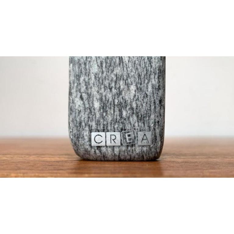 Postmodern Swiss Granite Candleholder from Crea, Ticino, 1980s For Sale 5